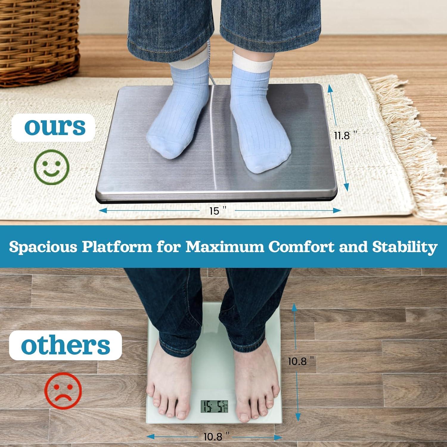 Báscula Digital Médica Extra Ancha ScaleBelly 200 kg