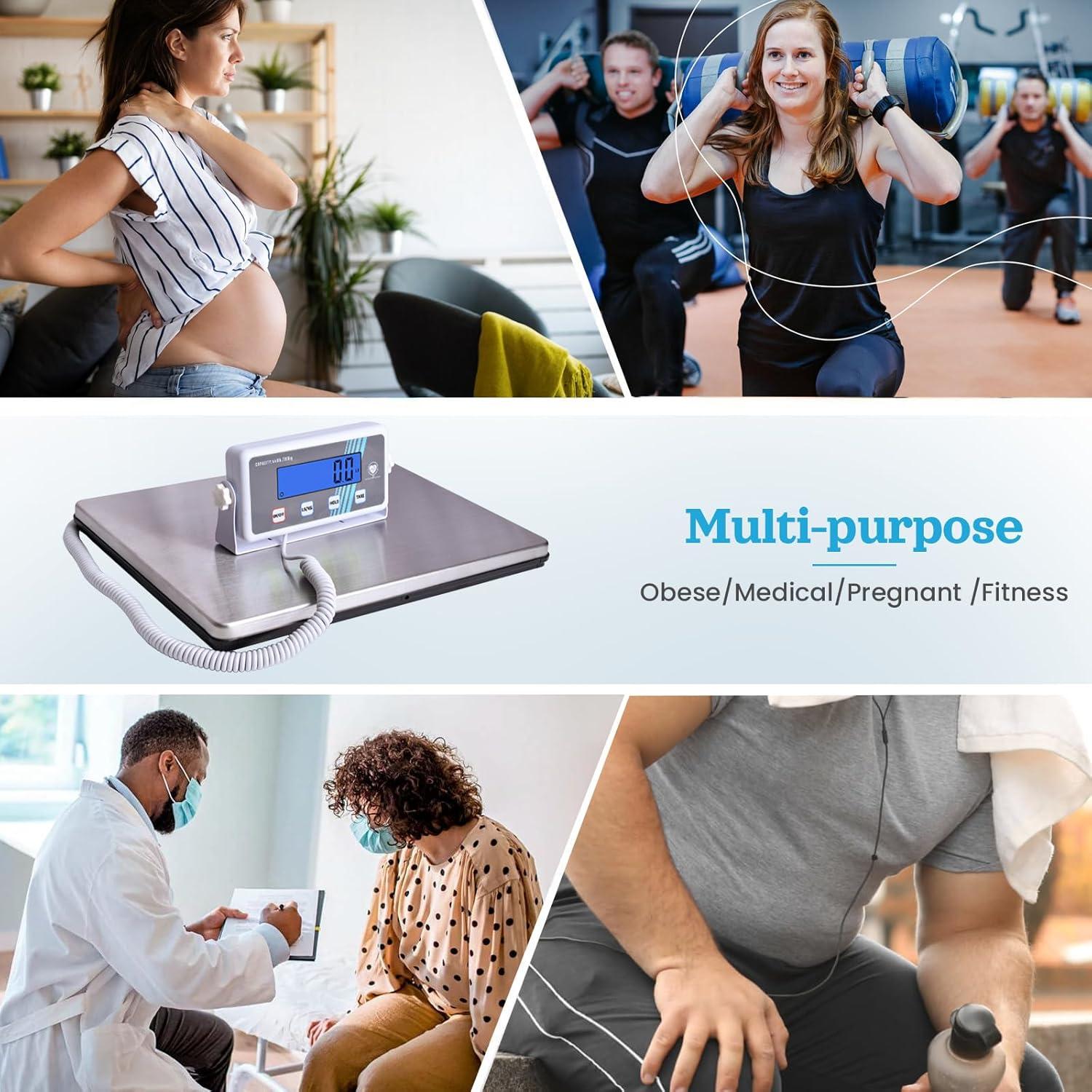 Báscula Digital Médica Extra Ancha ScaleBelly 200 kg