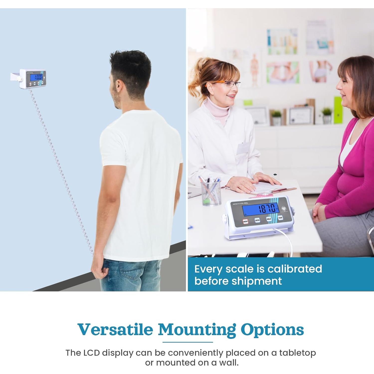 Báscula Digital Médica Extra Ancha ScaleBelly 200 kg