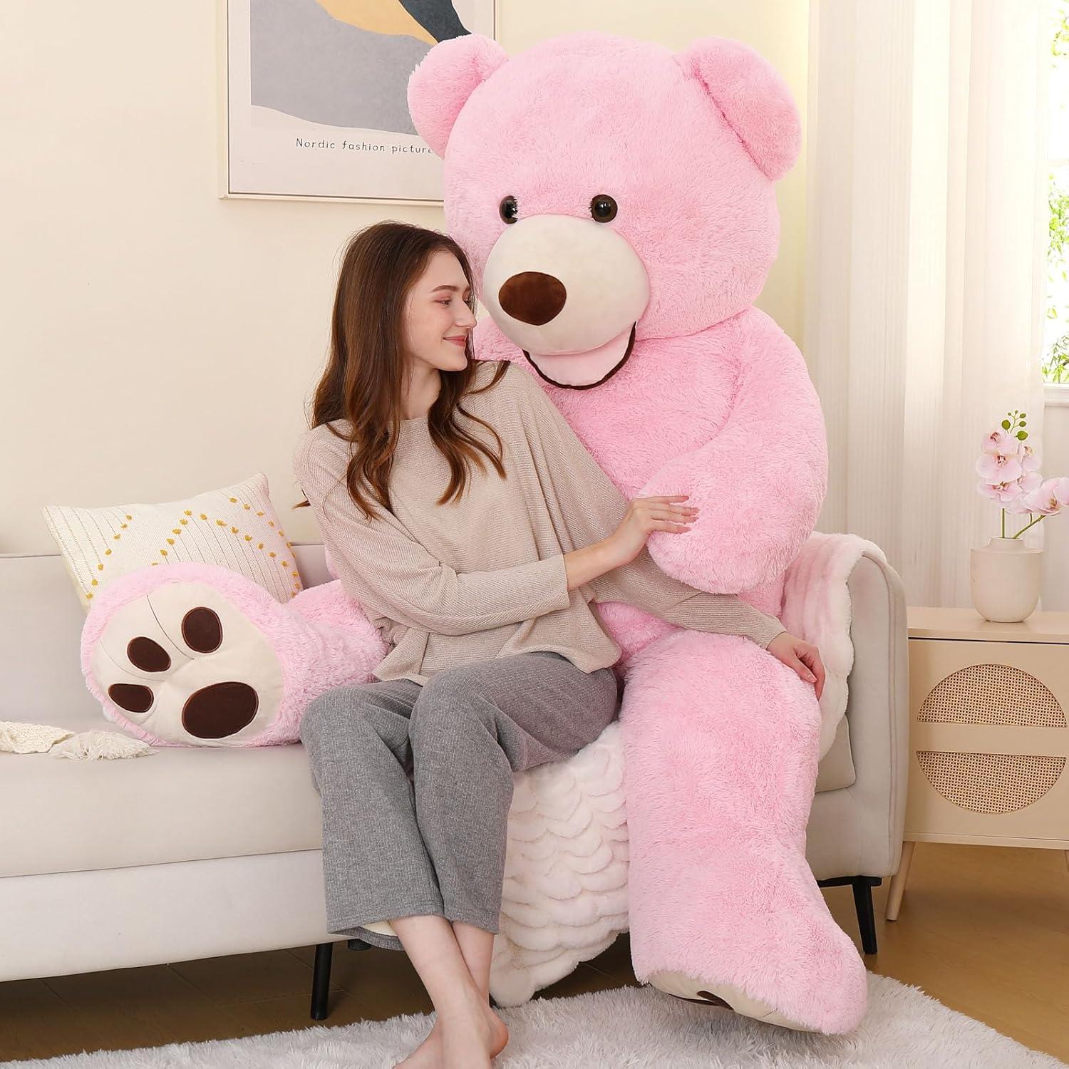 Oso de Peluche Gigante MorisMos Rosa 182 cm Regalo Especial