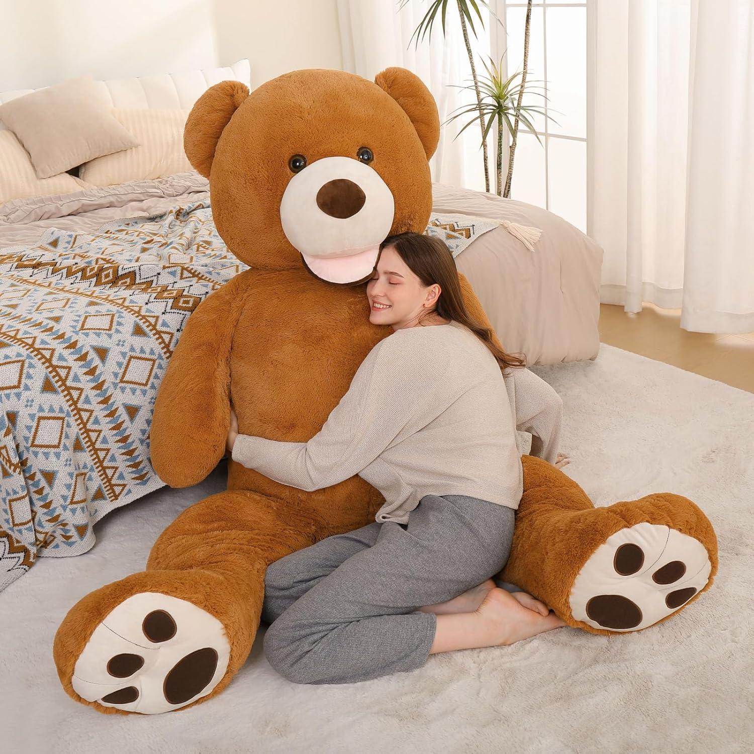 Oso de Peluche Gigante MorisMos 182 cm Marrón Suave