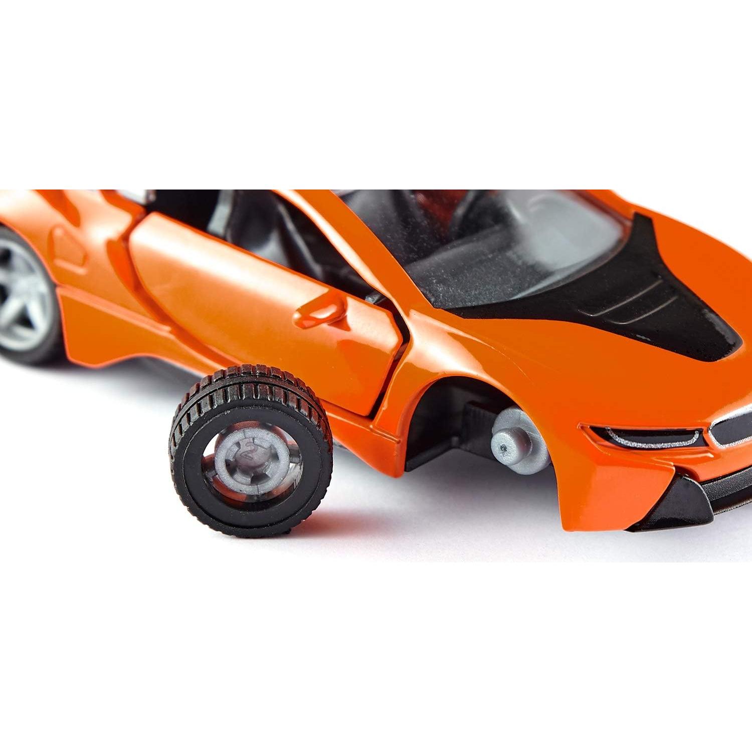 Siku 2348 Coche Deportivo BMW i8 LCI Escala 1:50 Naranja/Negro