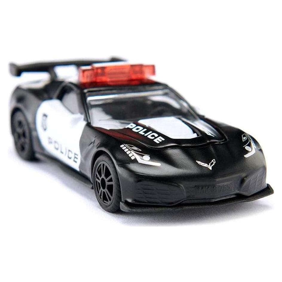 Siku 1545 Coche de Policía Chevrolet Corvette ZR1 Metal 8.1cm