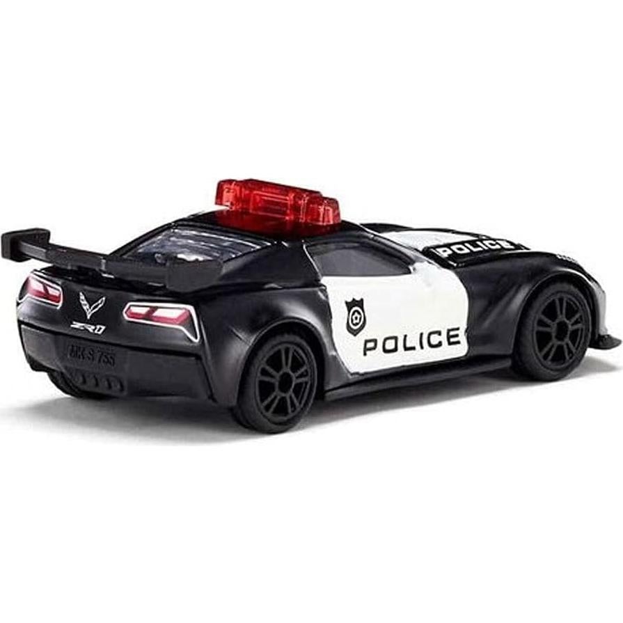 Siku 1545 Coche de Policía Chevrolet Corvette ZR1 Metal 8.1cm