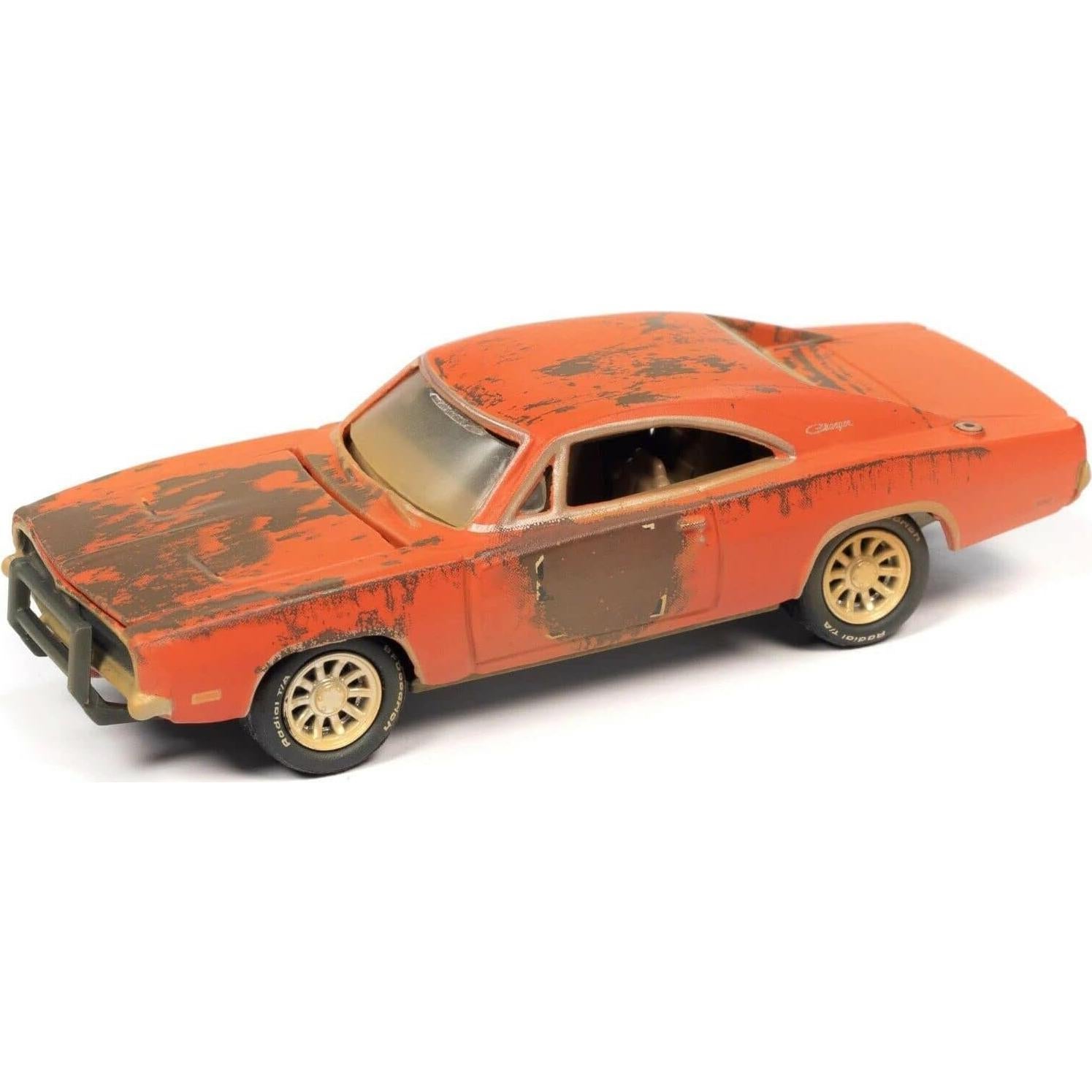 Coche Diecast 1969 Charger R/T Naranja Johnny Lightning 1/64