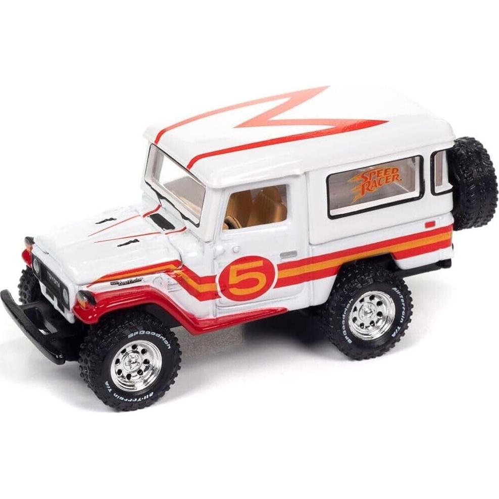 Coche Diecast Johnny Lightning 1980 Toyota Land Cruiser 1/64