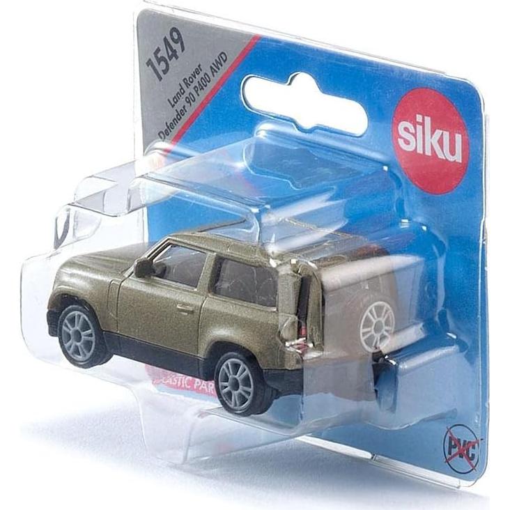 Juguete de coche Siku Land Rover Defender 90 P400 AWD Verde