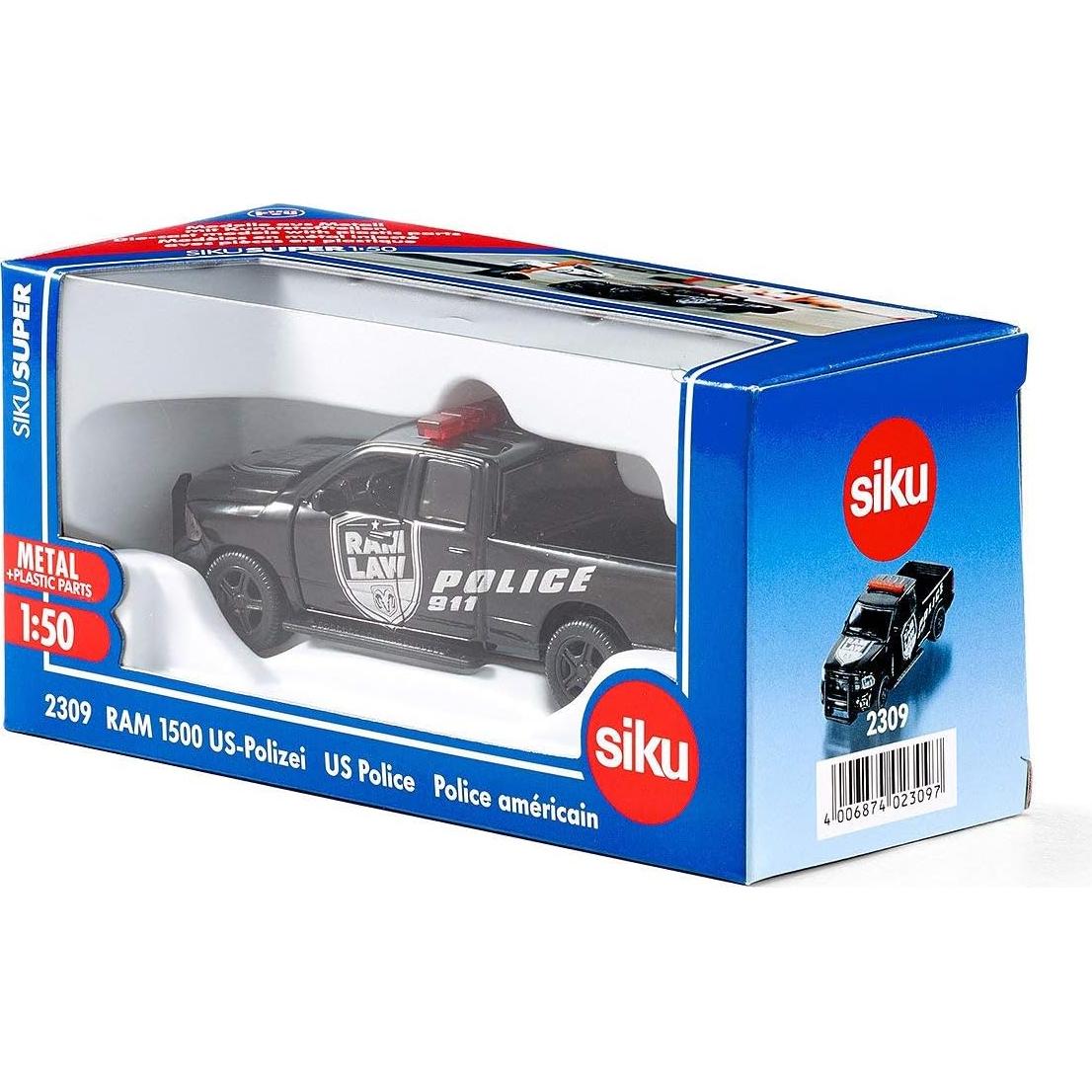 Camión de Policía Siku Dodge Ram 1500 1:50 Metal Negro