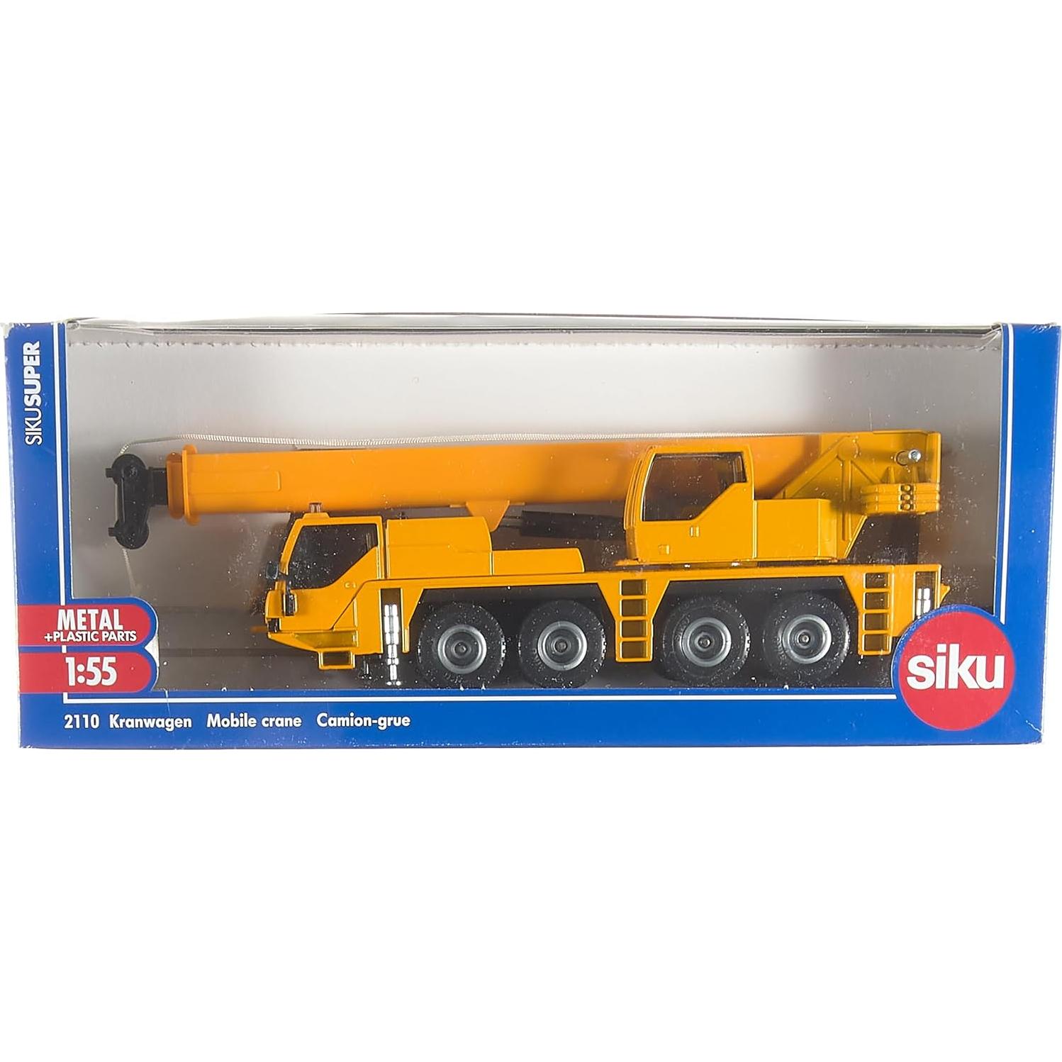 Camión Grúa Móvil Siku 2110 Escala 1:55 Metal Amarillo