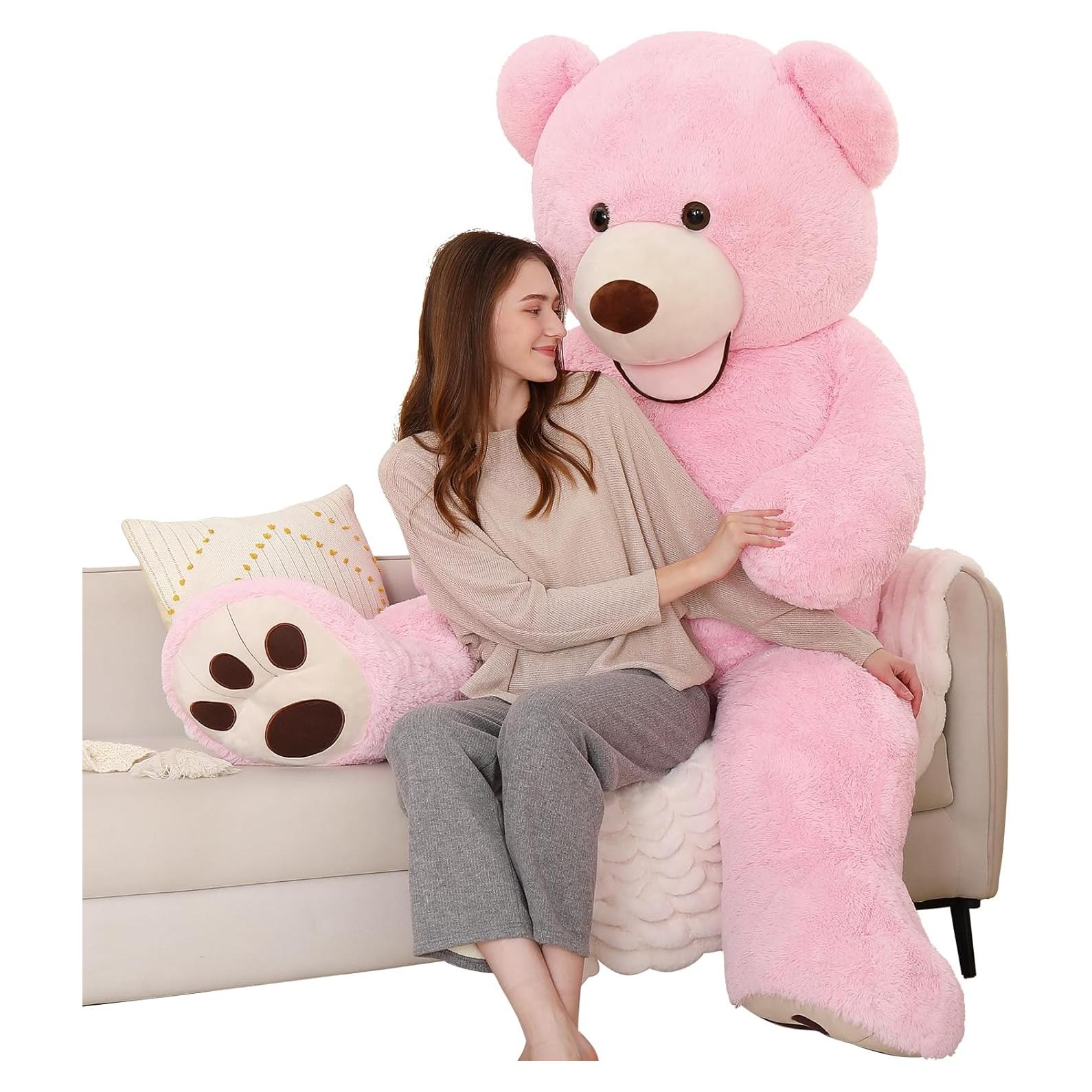 Oso de Peluche Gigante Rosa 152 cm MorisMos para Regalo