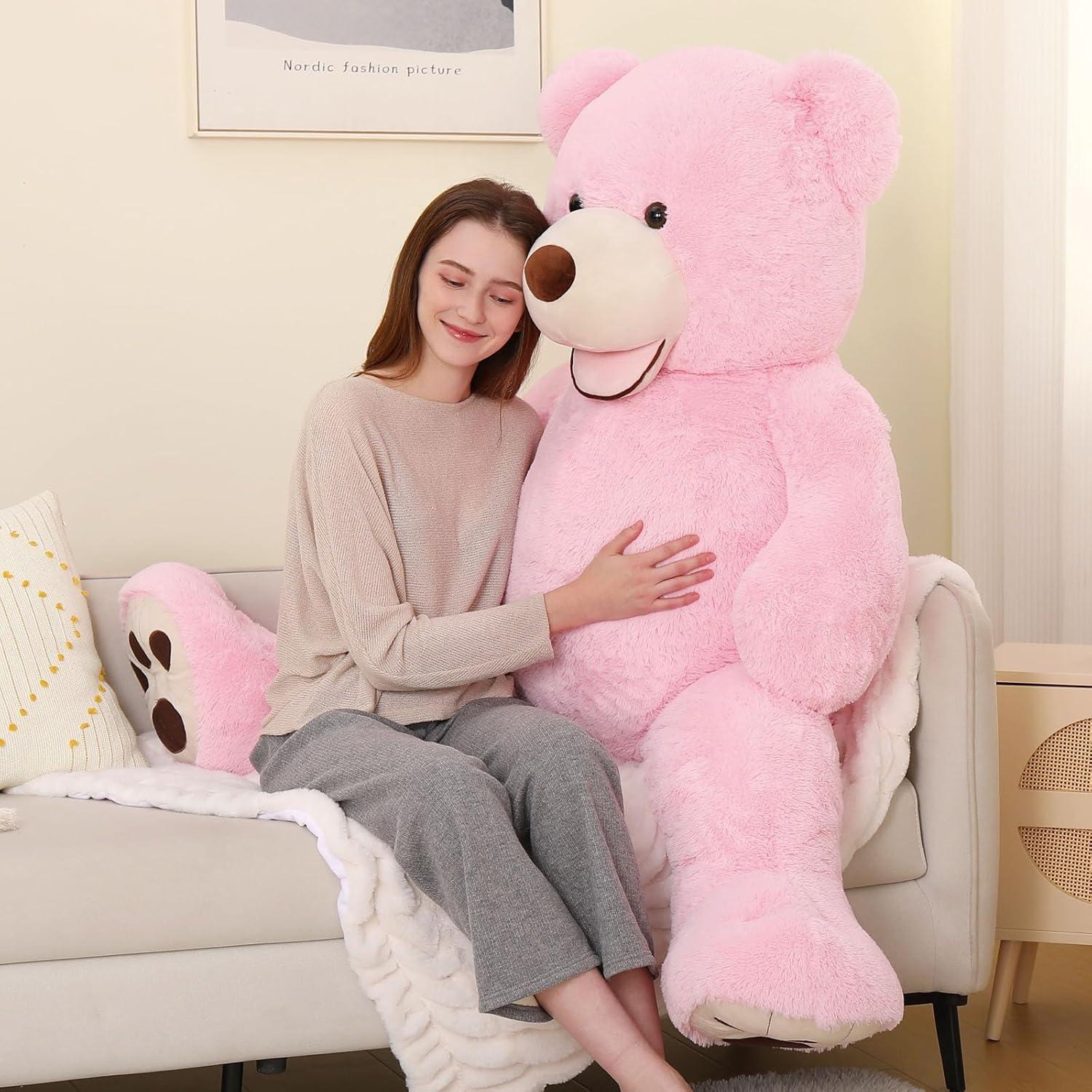 Oso de Peluche Gigante Rosa 152 cm MorisMos para Regalo