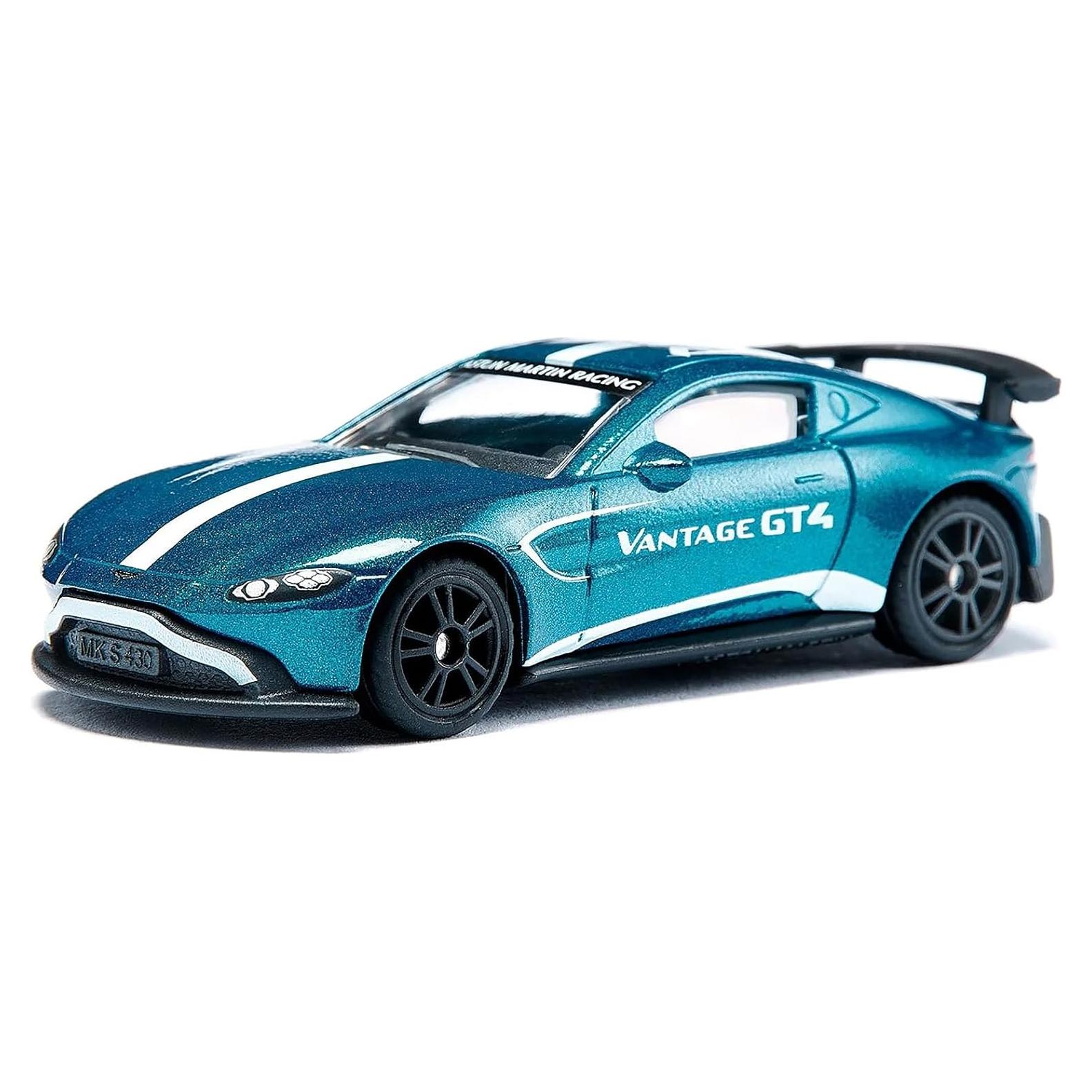 Coche Diecast Vantage GT4 Azul Metálico Siku SK1577 7.62cm