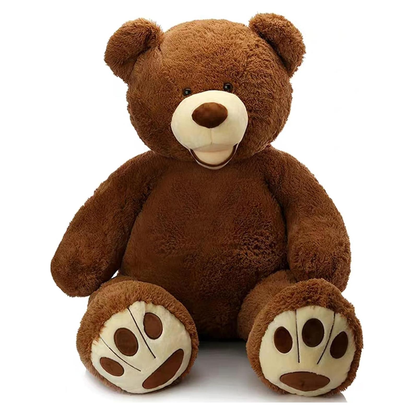 Oso de Peluche Gigante MorisMos Marrón Oscuro 99 cm