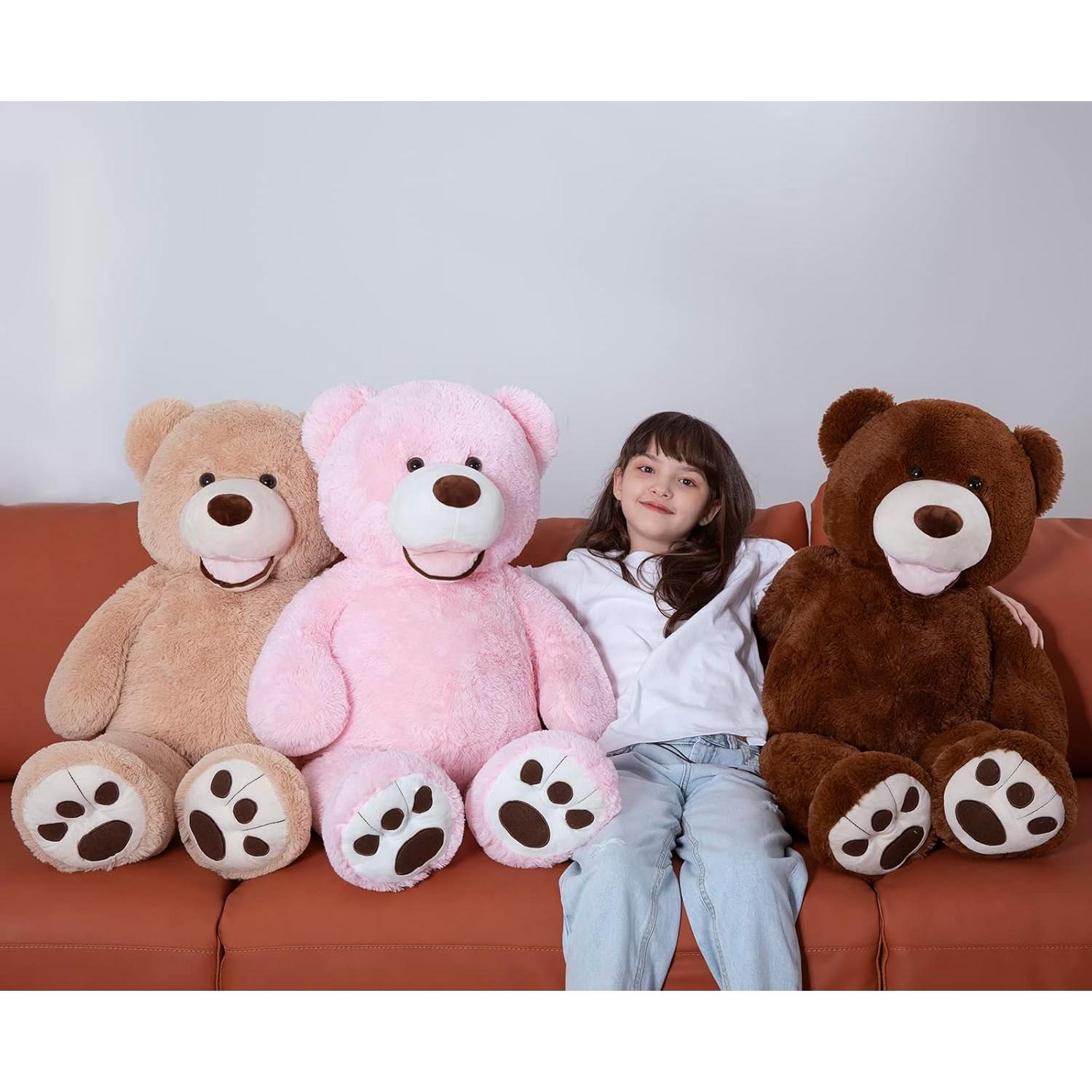 Oso de Peluche Gigante MorisMos Marrón Oscuro 99 cm
