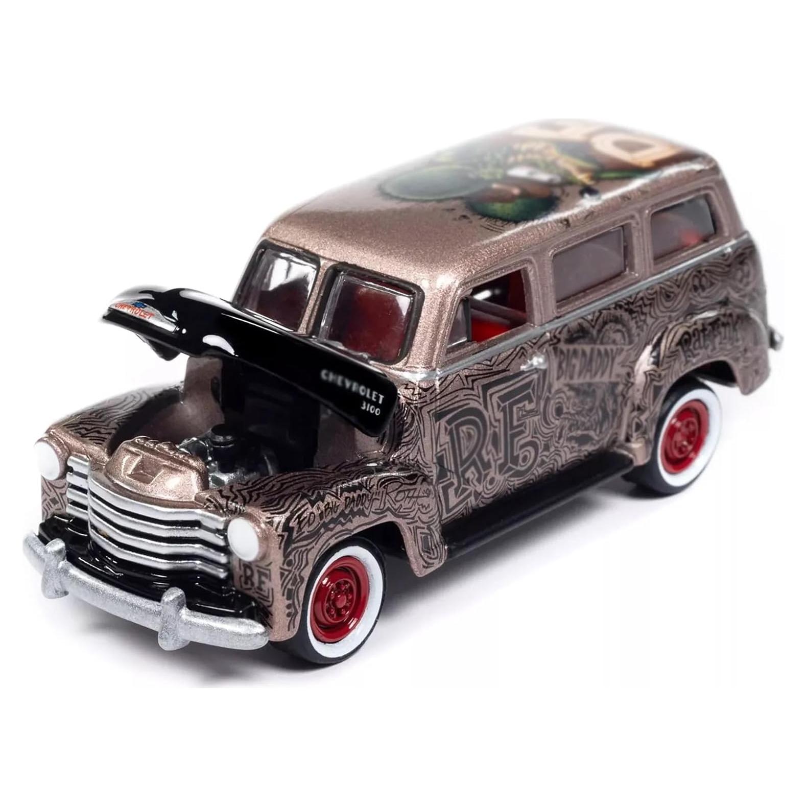 Coche Diecast 1950 3100 Suburban Johnny Lightning 1:64