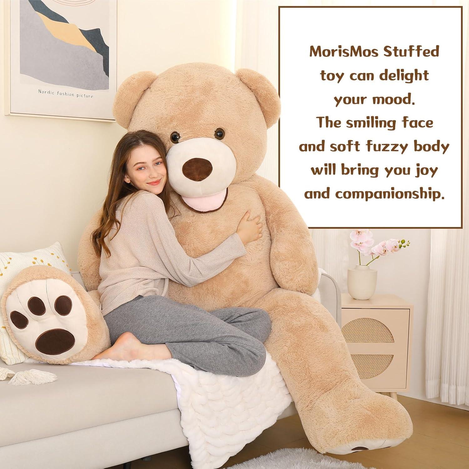 Oso de Peluche Gigante MorisMos 182 cm Suave y Abrazable