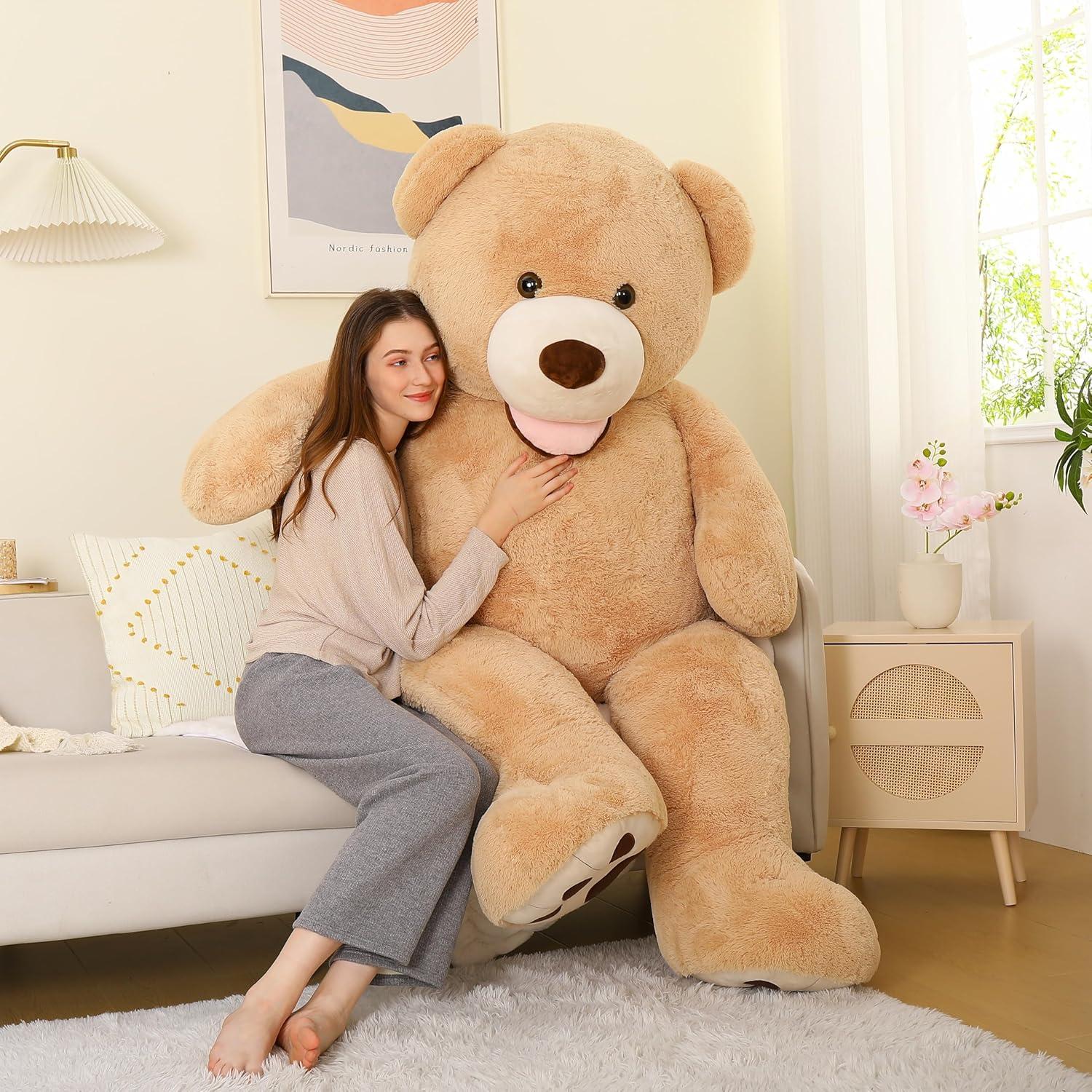 Oso de Peluche Gigante MorisMos 182 cm Suave y Abrazable