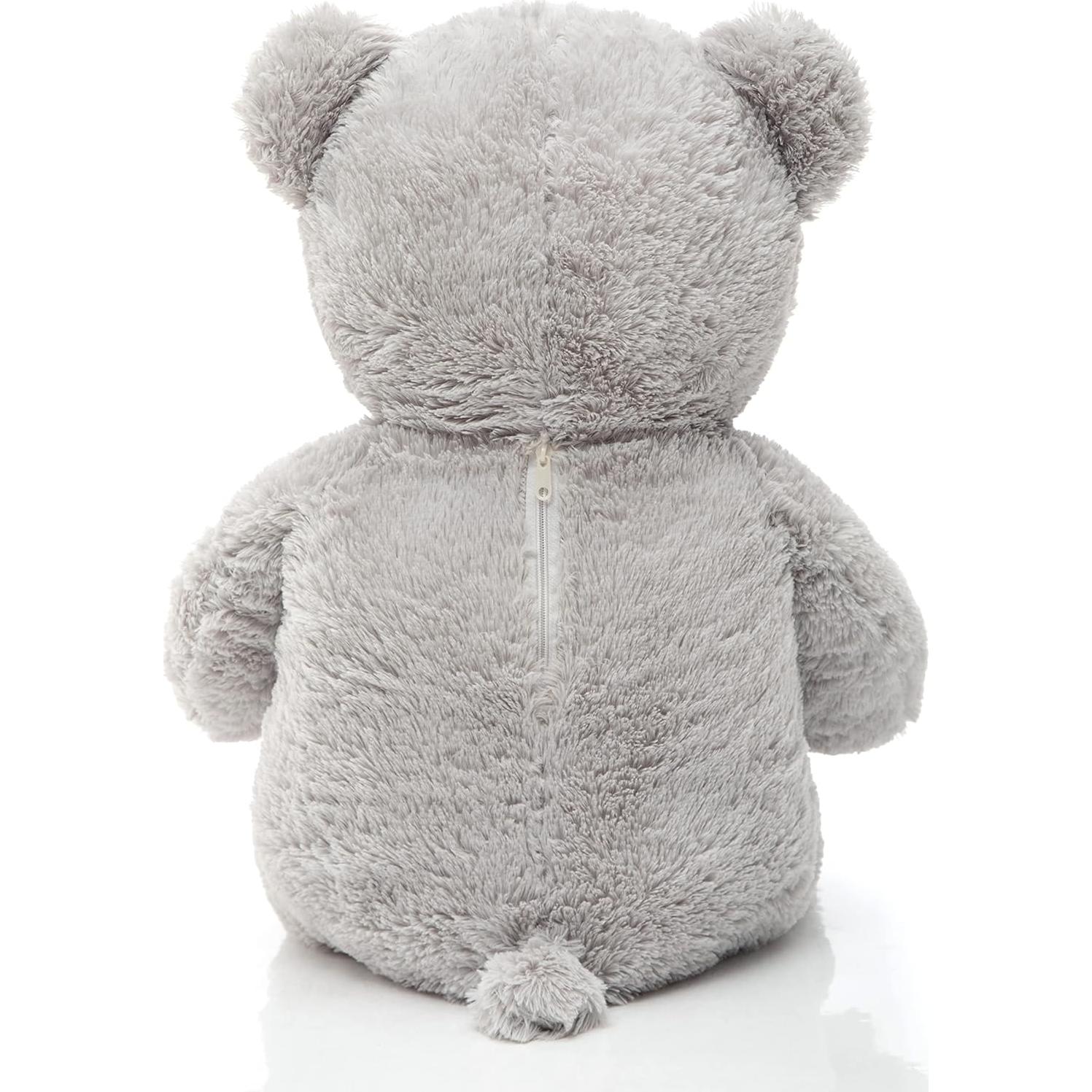 Oso de Peluche Gigante MorisMos Gris 99 cm Suave y Esponjoso