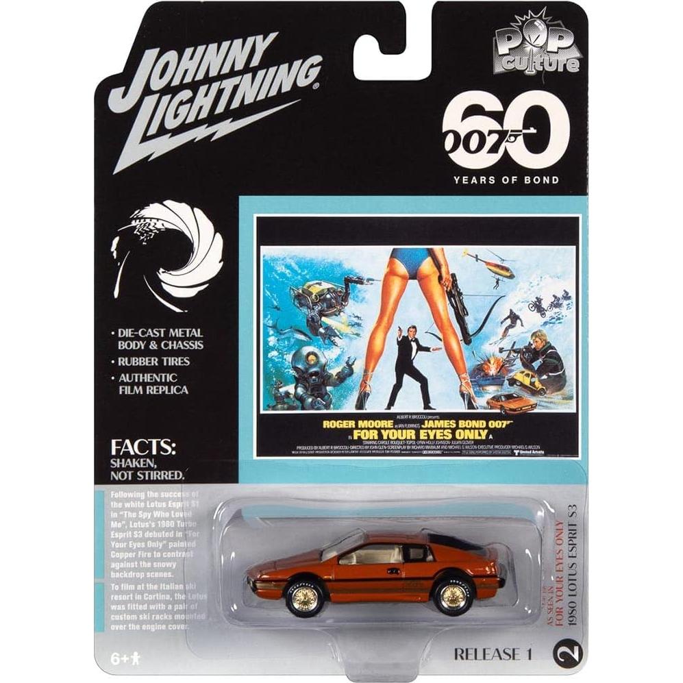 Coche Diecast Johnny Lightning Lotus Turbo Esprit S3 1980