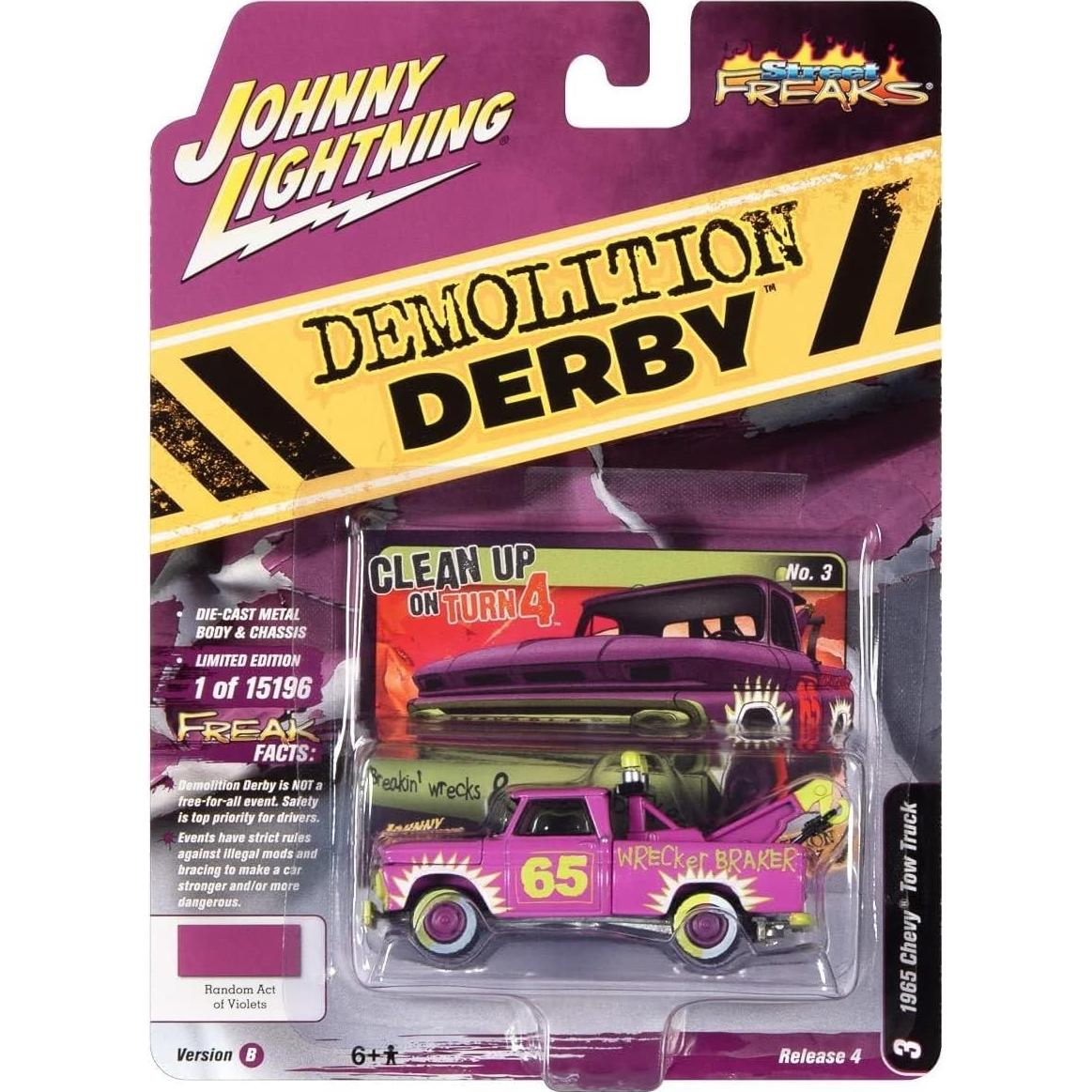 Coche Diecast Johnny Lightning 1965 Chevrolet Remolque 1:64