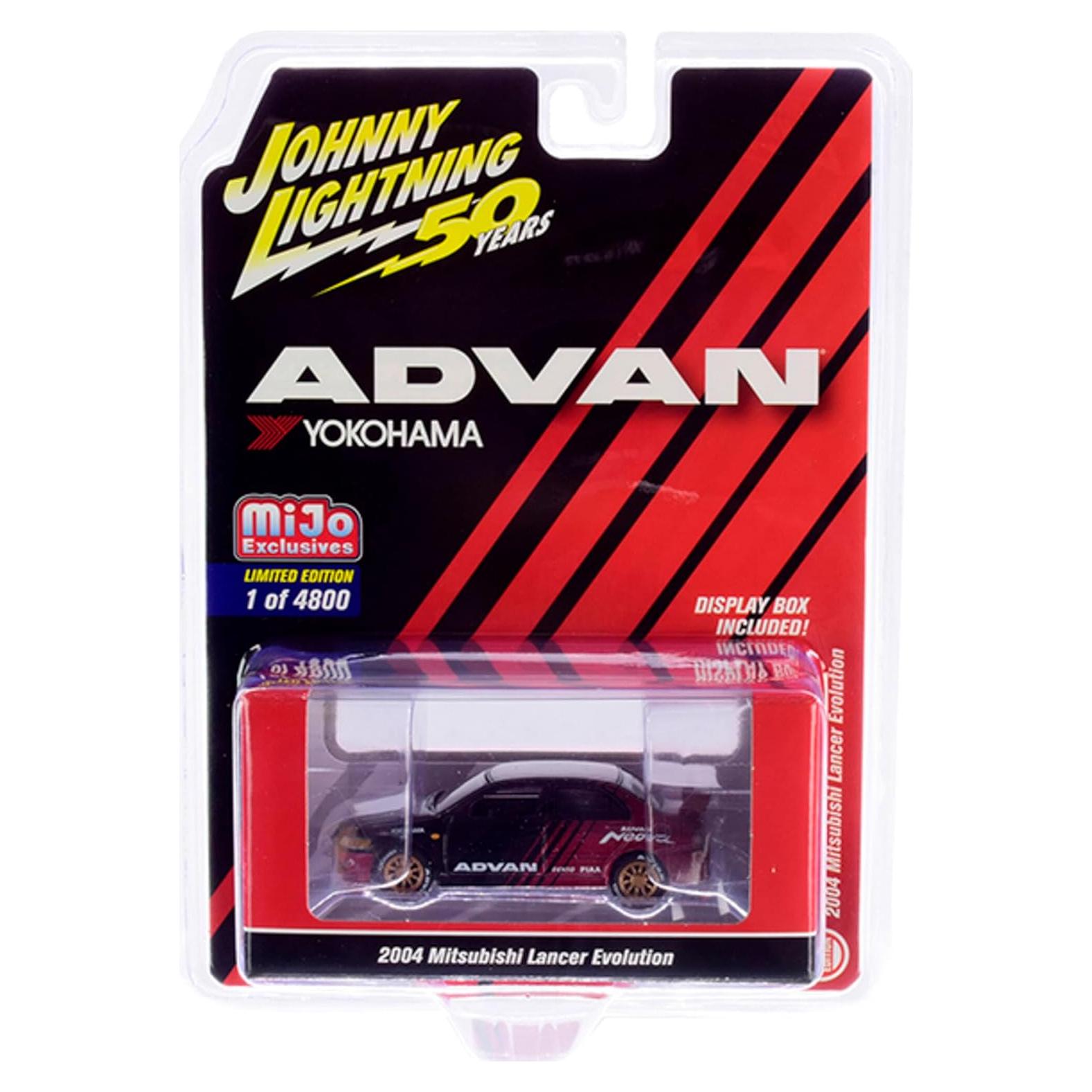 Coche Diecast 1/64 Mitsubishi Lancer Evolution Johnny Lightning