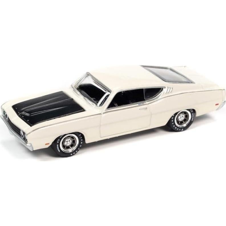 Coche Diecast 1969 Torino Talladega Johnny Lightning 1/64