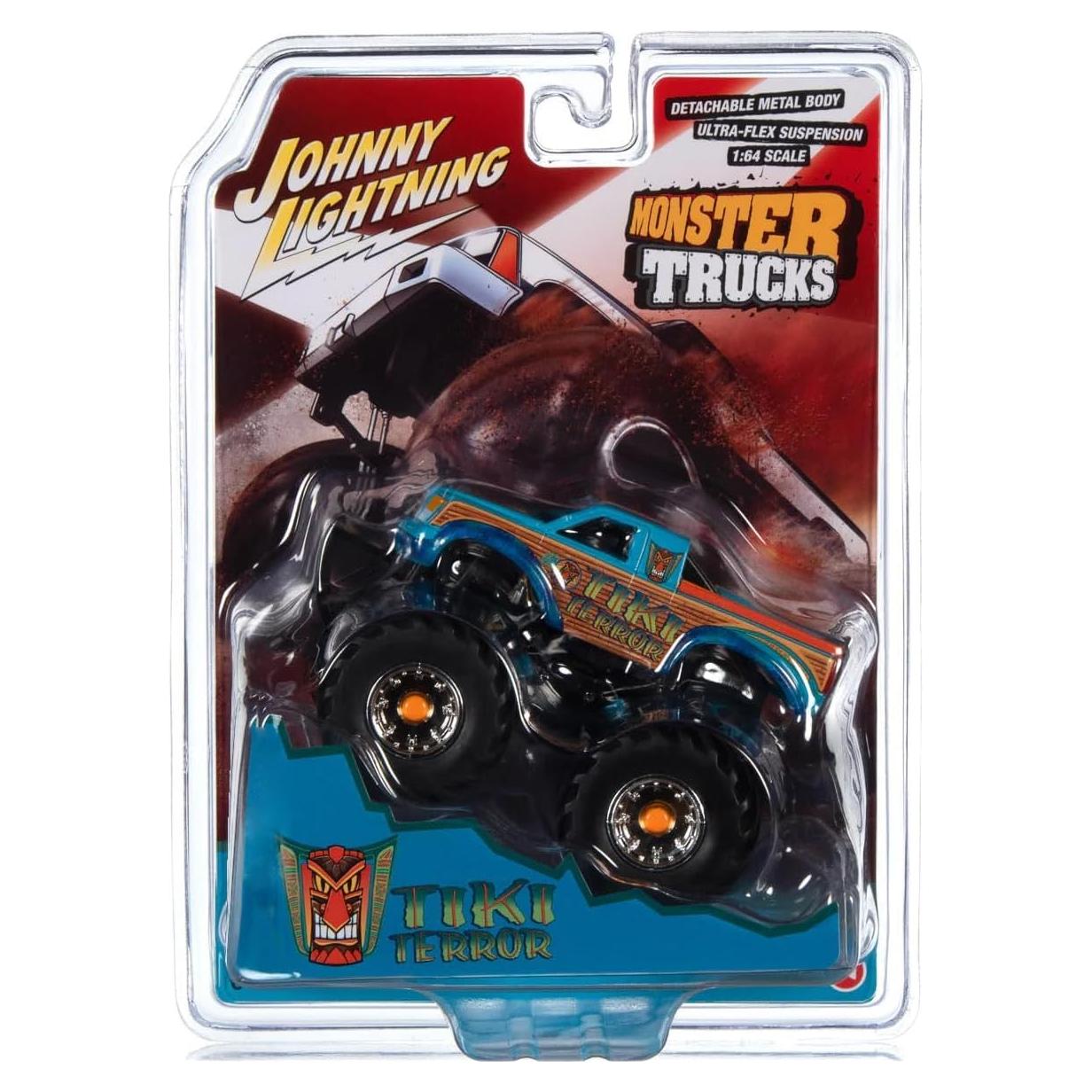 Camión Monstruo Tiki Terror Johnny Lightning 1/64 Diecast