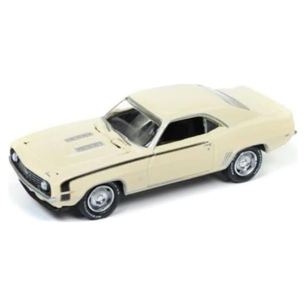 Coche Diecast 1969 Chevy Camaro SS Amarillo 1:64 Johnny Lightning