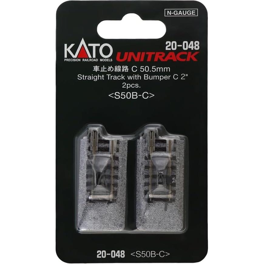 KATO Car Stop Track C 2 Pack 20-048 Suministros Ferrocarril