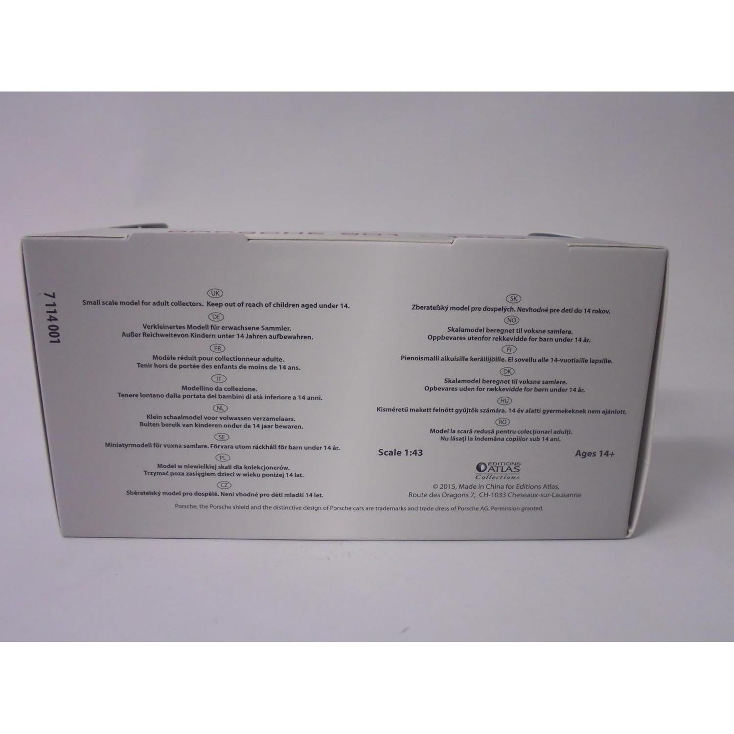 Coche de colección OPO 10 Porsche 901 1964 Spark 15cm