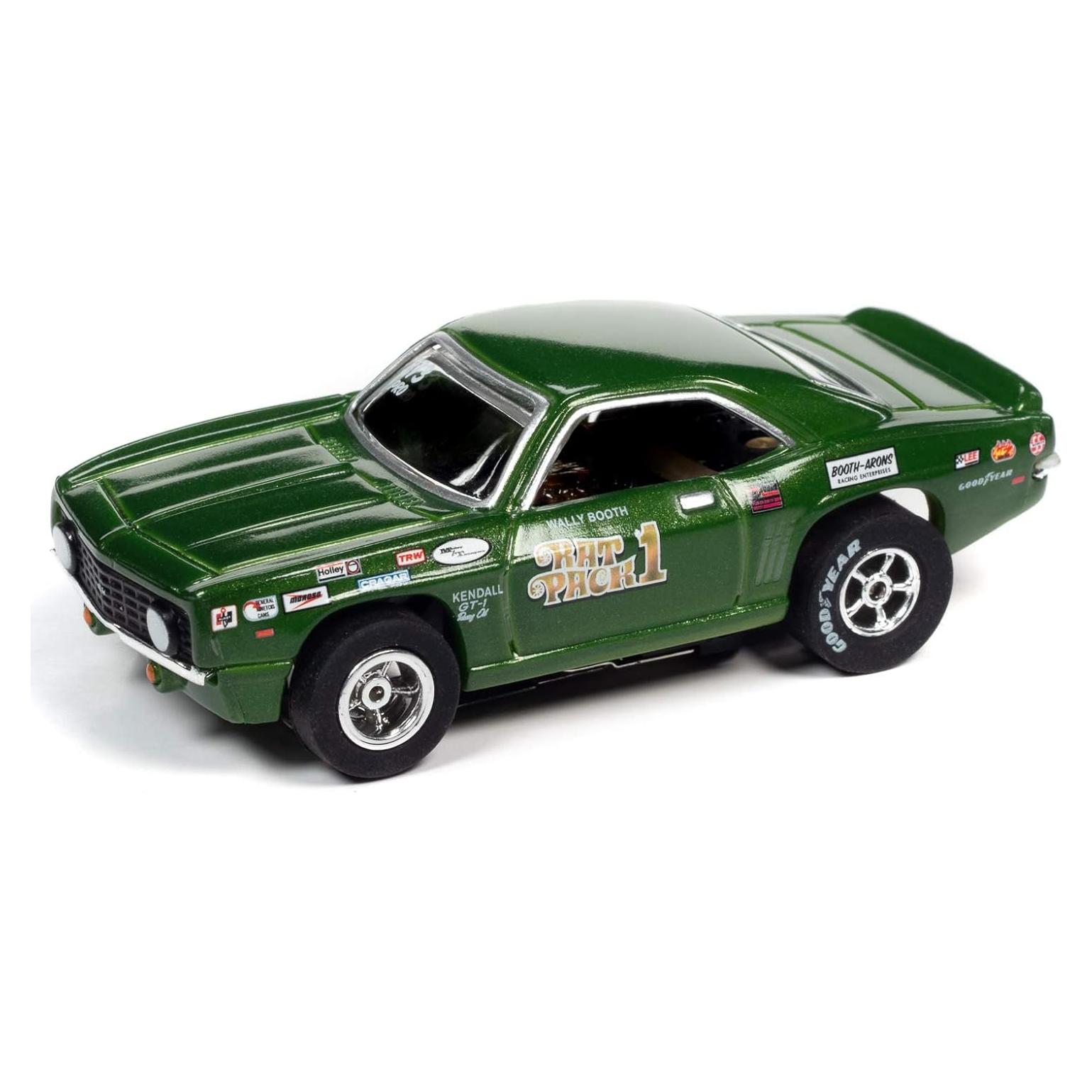 Coche de Slot Escala HO Round2 R32 1969 Chevy Camaro