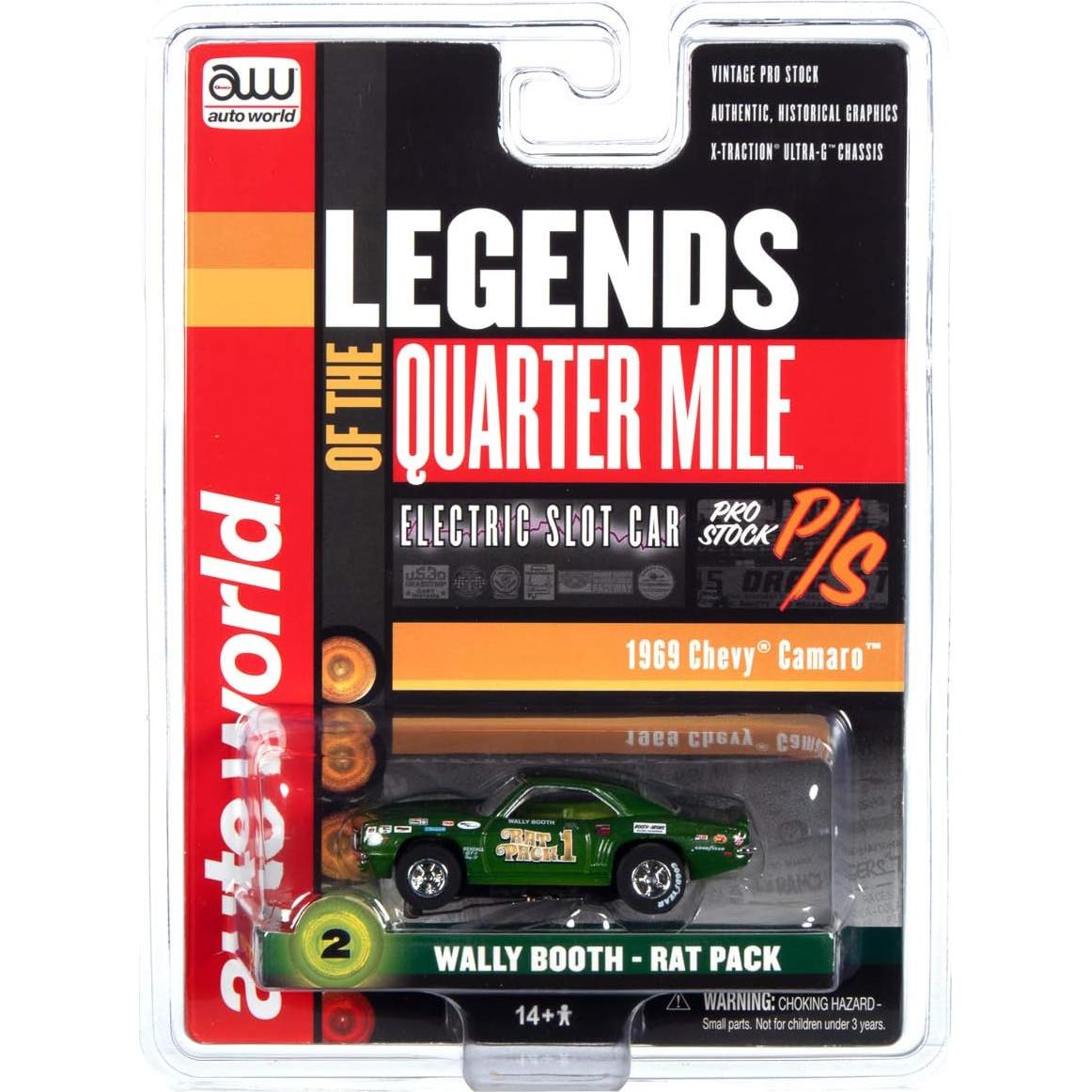 Coche de Slot Escala HO Round2 R32 1969 Chevy Camaro