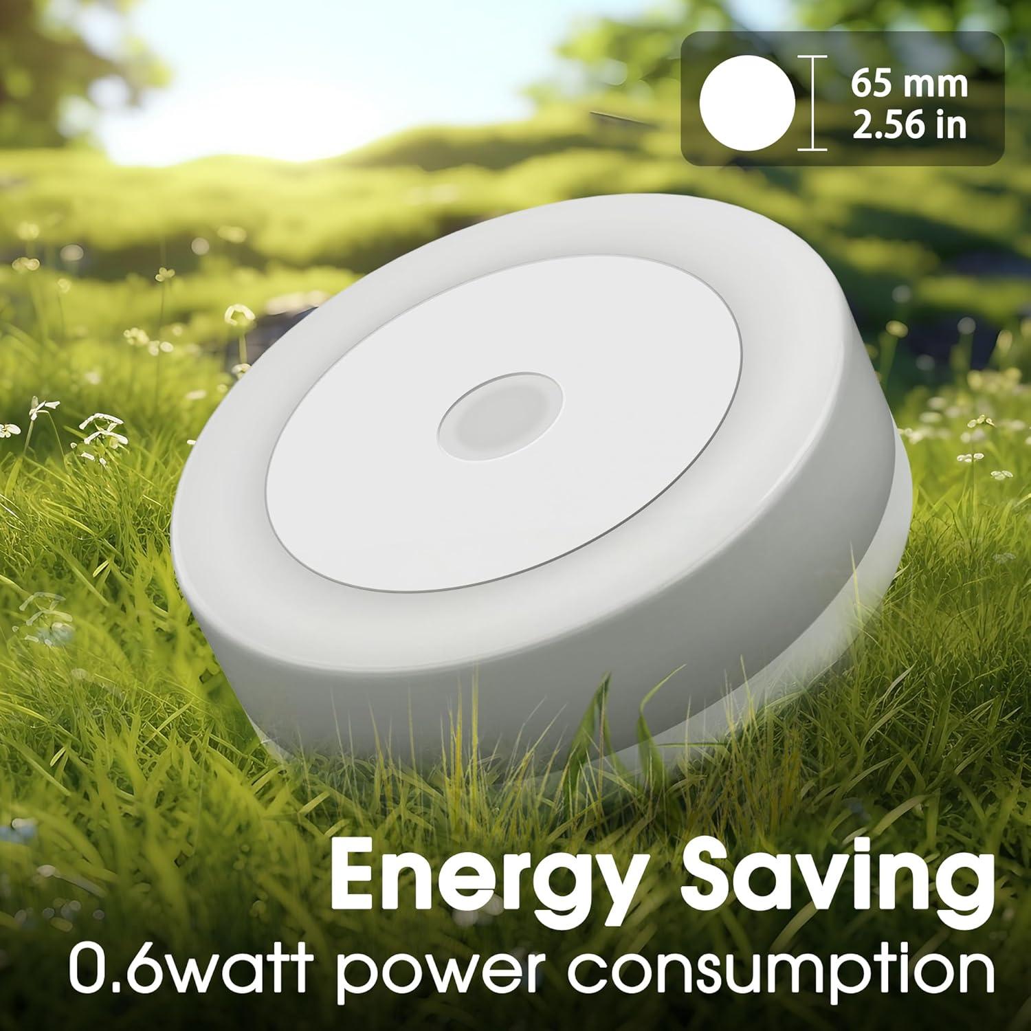 Luces Nocturnas Enchufables Briignite LED 4Pack 3000K