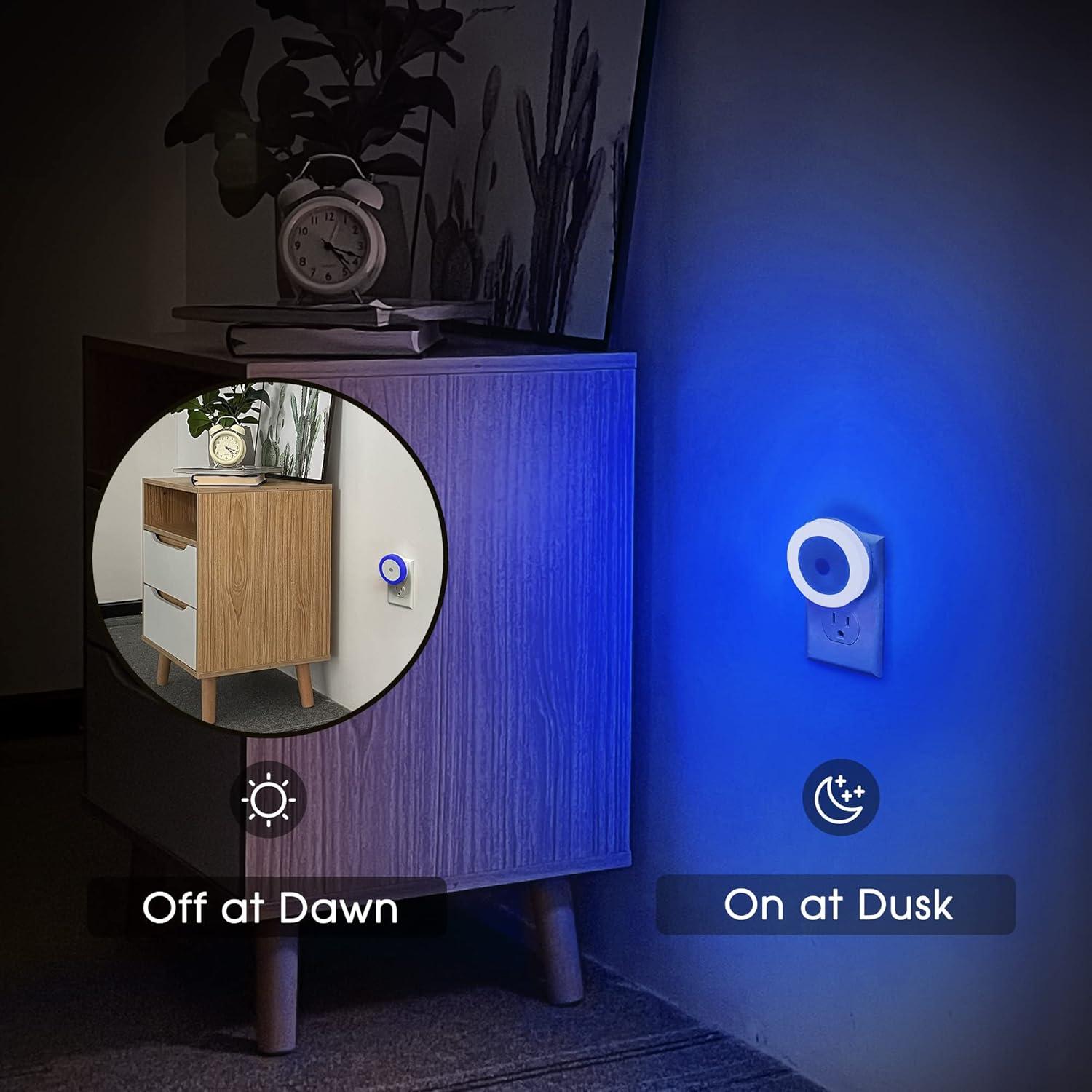 Luz Nocturna LED Briignite Azul 4 Piezas 60 Lúmenes