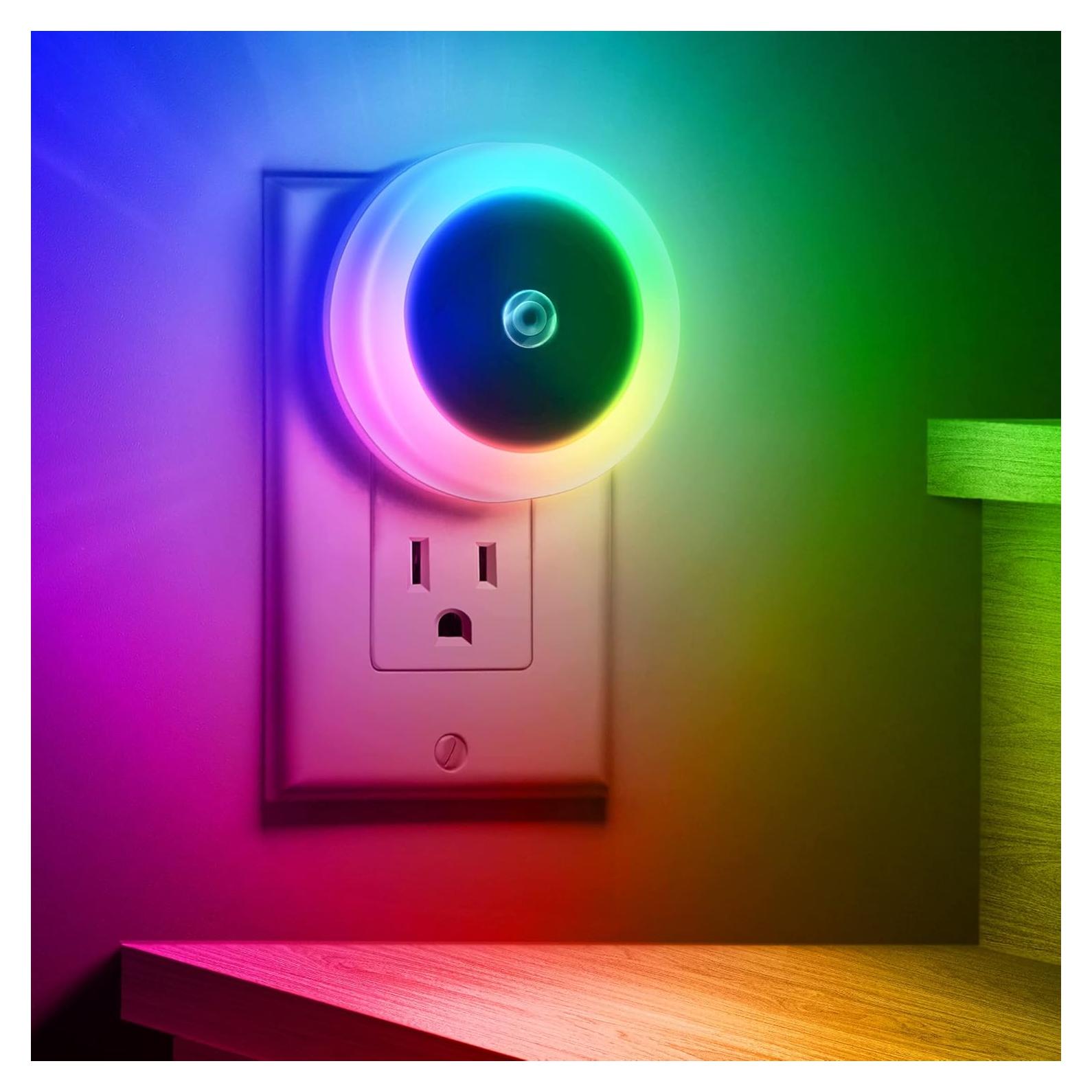 Luces Nocturnas RGB Briignite - Paquete de 4 con Sensor