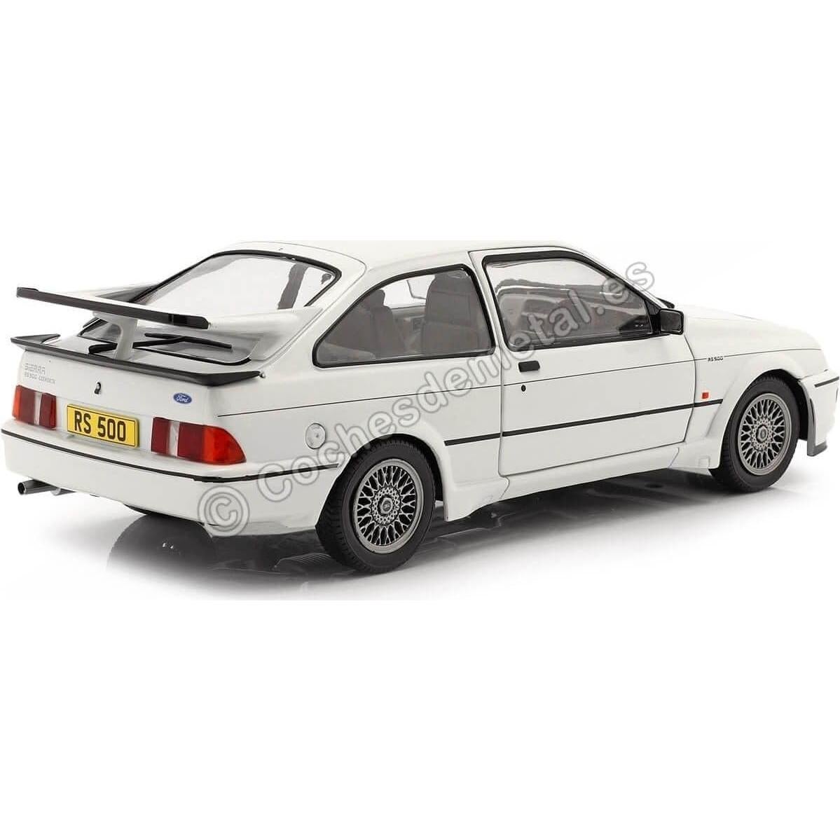 Coche Miniatura Coleccionable Solido 1:18 Ford Sierra RS500 Blanco