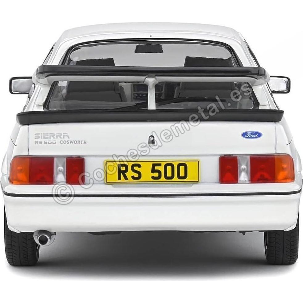 Coche Miniatura Coleccionable Solido 1:18 Ford Sierra RS500 Blanco