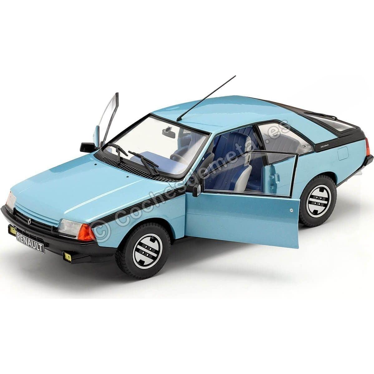 Coche Miniatura Coleccionable Solido 1:18 Renault Fuego GTS Azul
