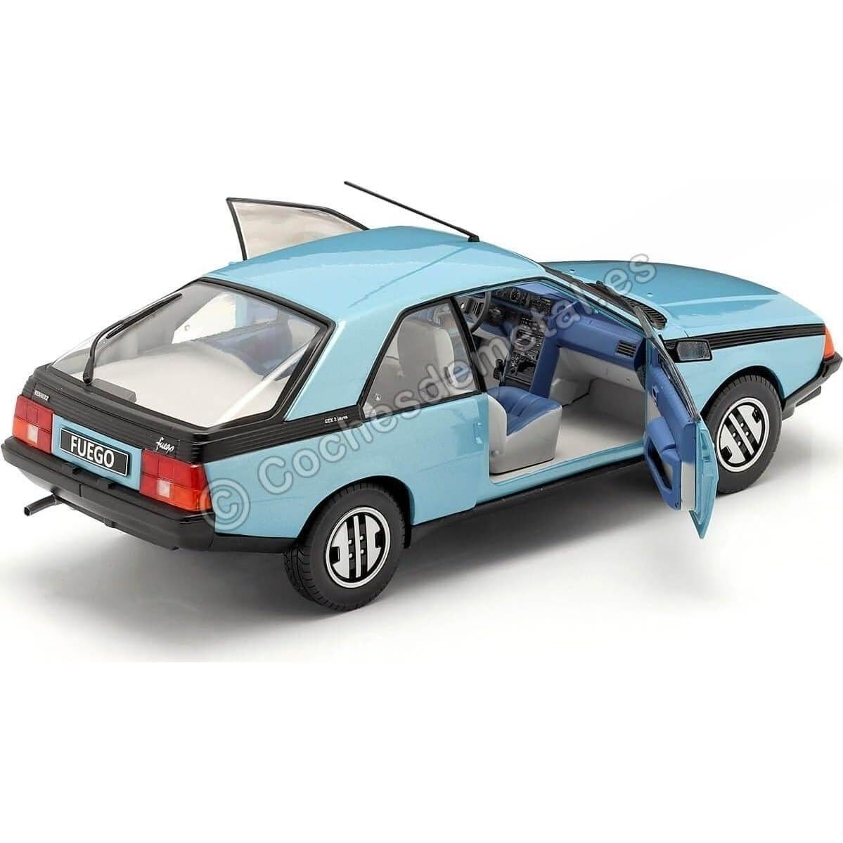 Coche Miniatura Coleccionable Solido 1:18 Renault Fuego GTS Azul