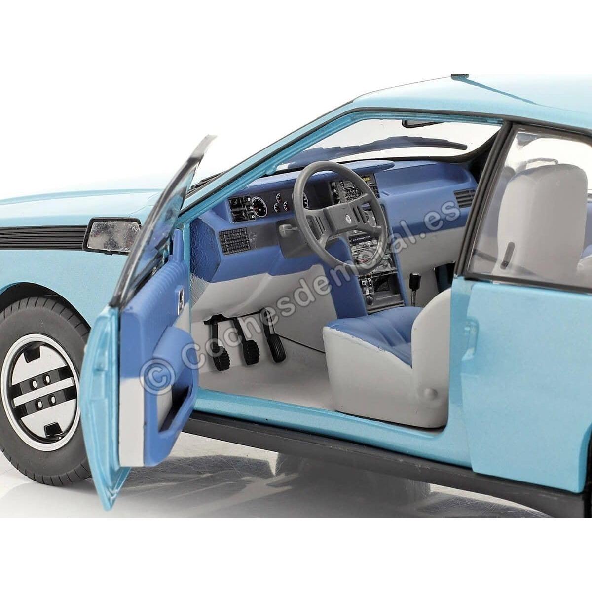 Coche Miniatura Coleccionable Solido 1:18 Renault Fuego GTS Azul