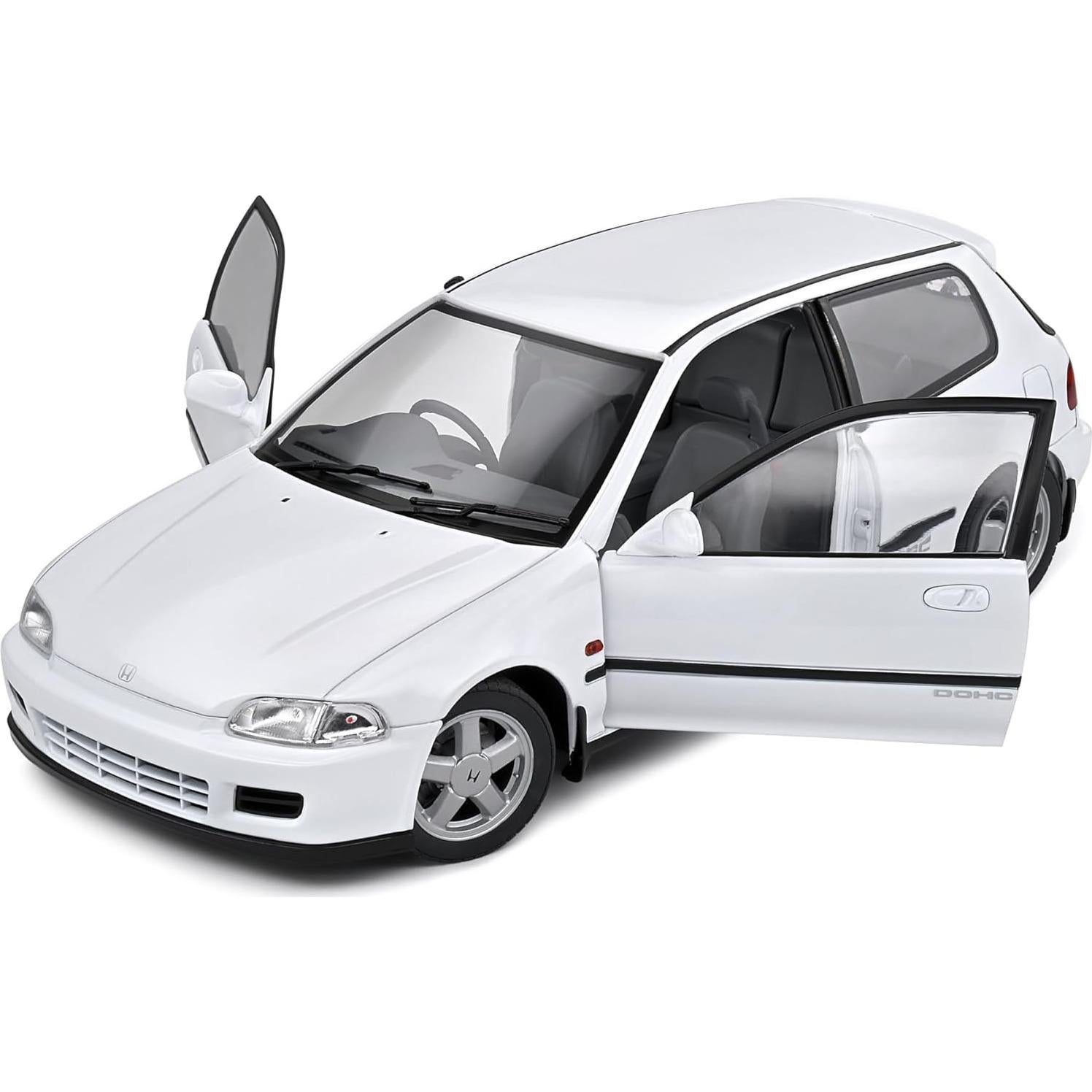 Auto a Escala 1:18 Solido Honda Civic EG6 Blanco 1991