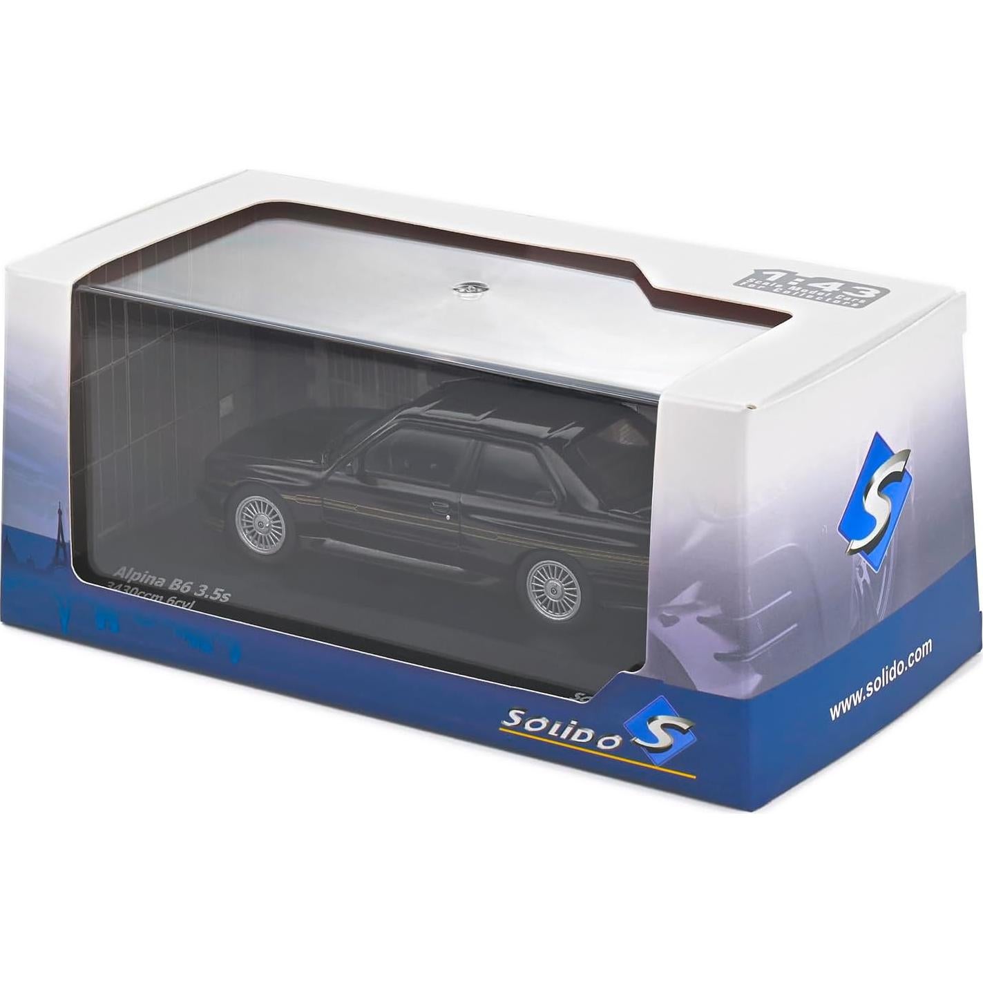 Modelo a Escala 1:43 Solido BMW Alpina M3 E30 1989 Negro