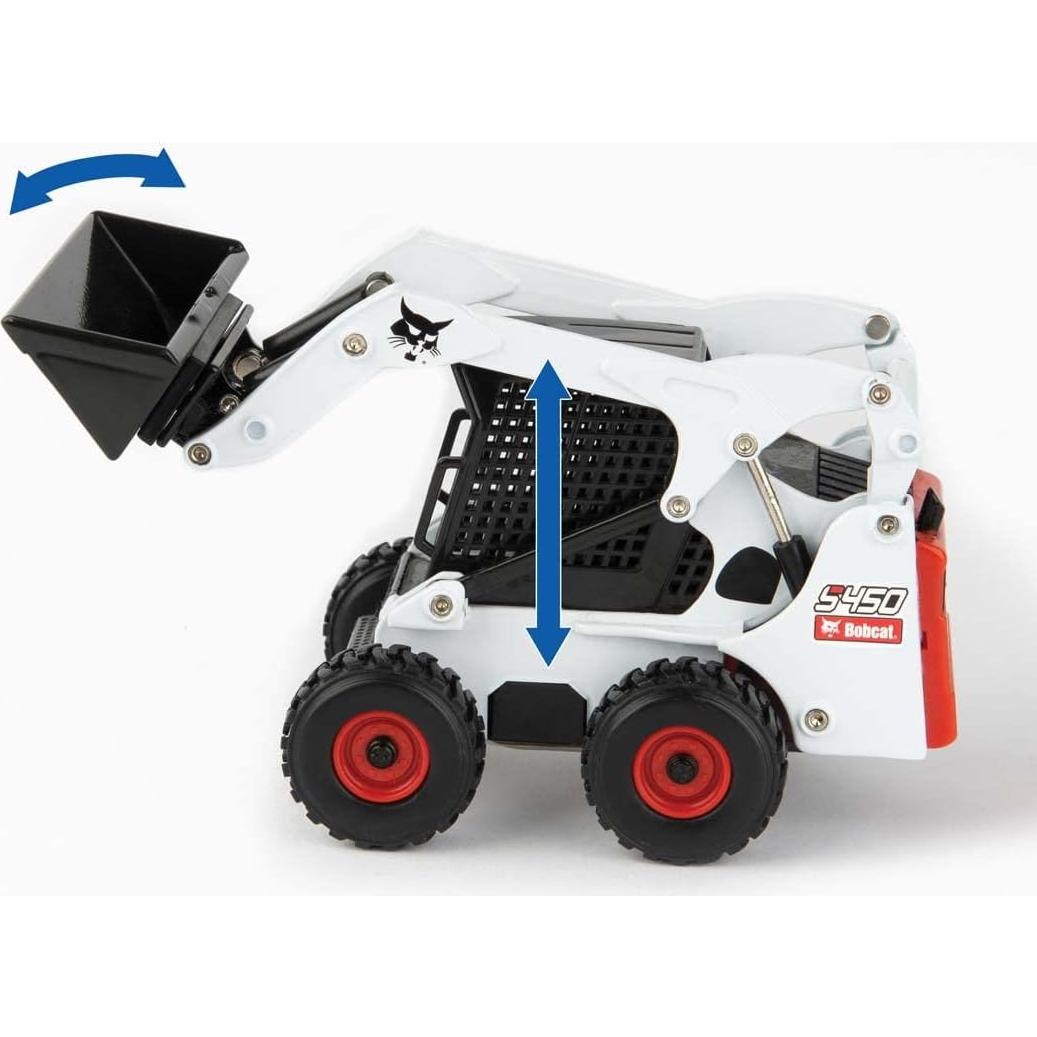 Camión Peterbilt 579 con Remolque Lowboy y 2 Cargadoras Bobcat ERTL