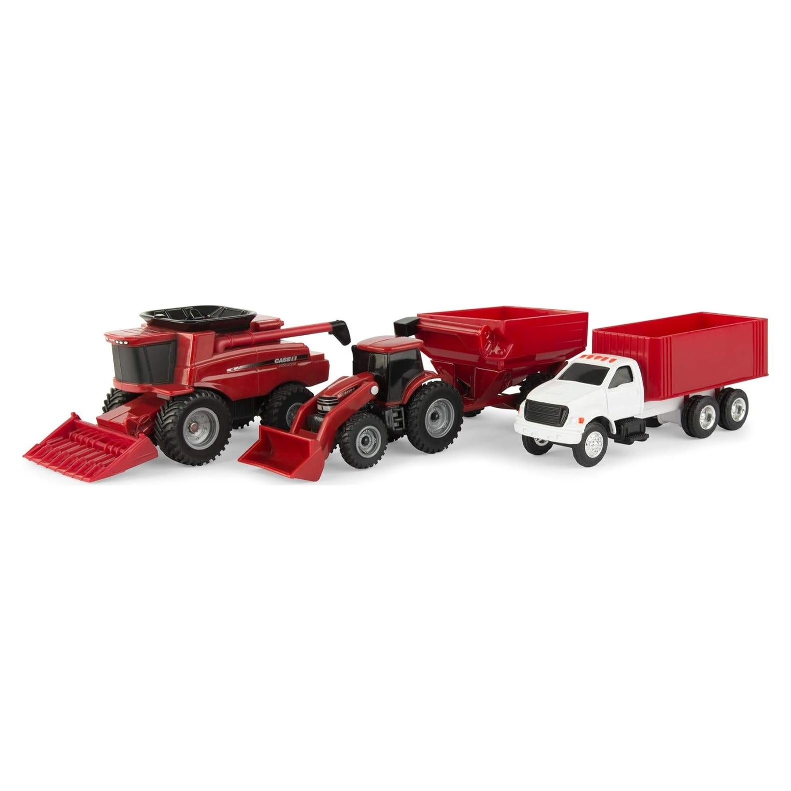 Set de Granja ERTL Case IH Cosecha 4 Piezas Juguete
