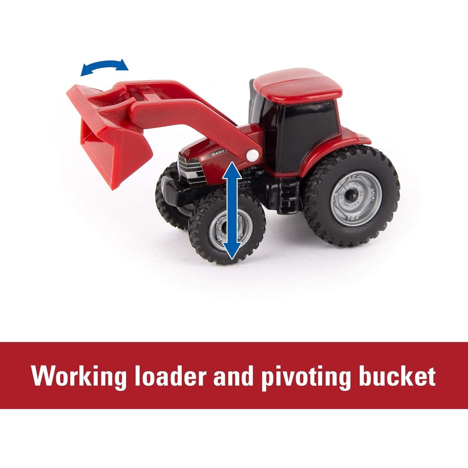 Set de Granja ERTL Case IH Cosecha 4 Piezas Juguete