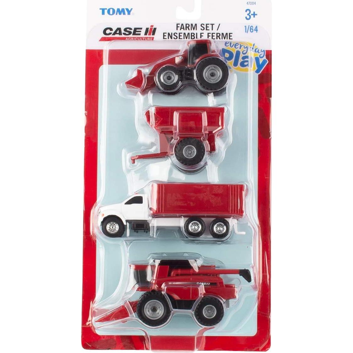 Set de Granja ERTL Case IH Cosecha 4 Piezas Juguete