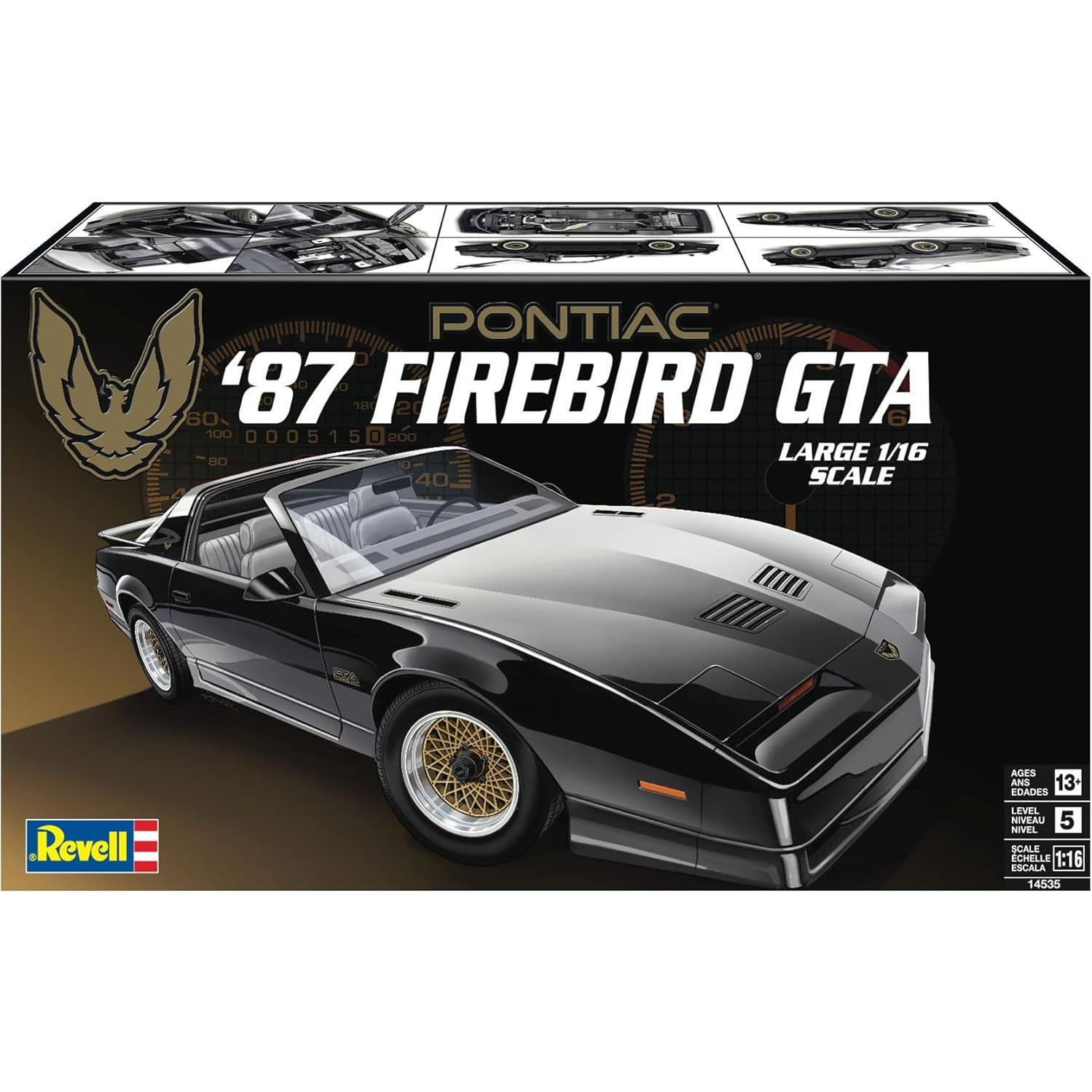 Revell 14535 Pontiac Firebird GTA 1987 1:24 Kit de Modelo