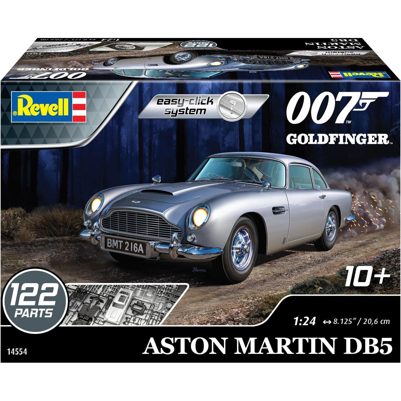 Revell Aston Martin DB5 1:24 Kit de Construcción 122 Piezas