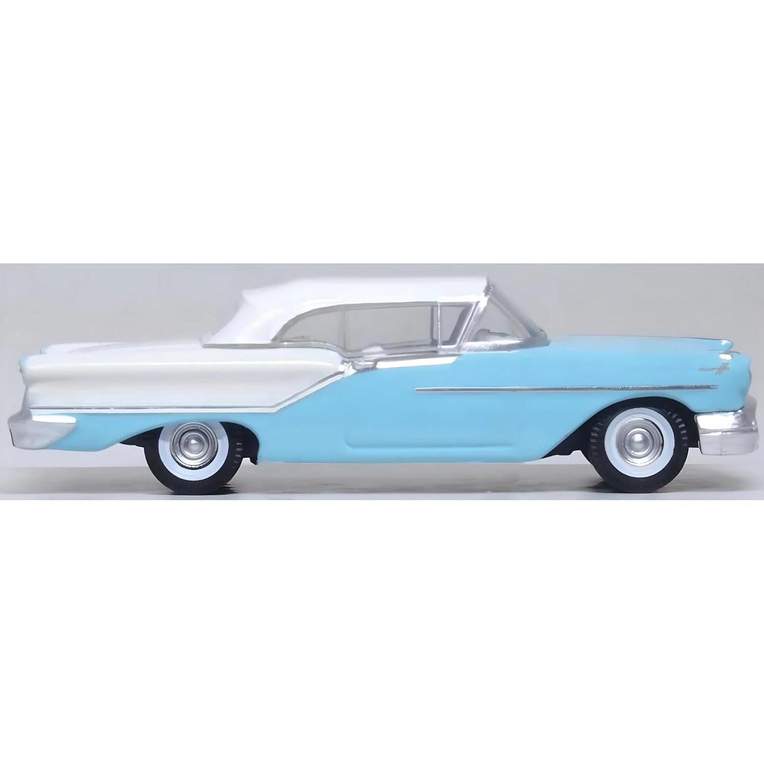 Modelo de Coche Diecast Oldsmobile 88 Convertible 1957 Azul