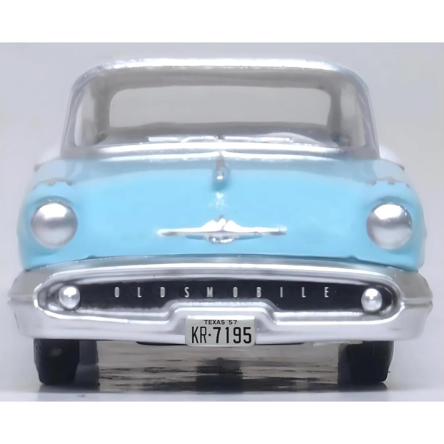 Modelo de Coche Diecast Oldsmobile 88 Convertible 1957 Azul